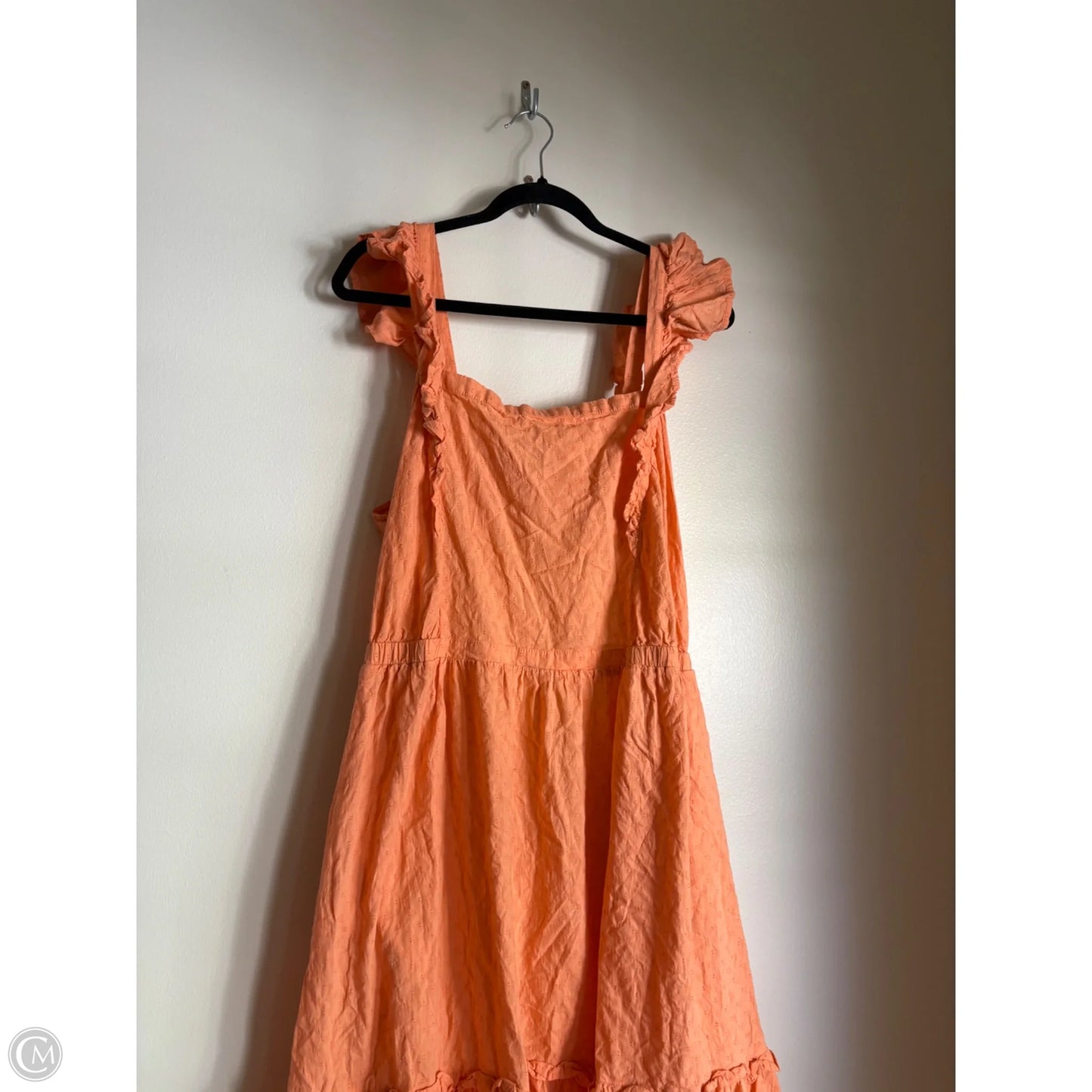 Dress Casual Midi By Universal Thread In Orange, Size: 2x