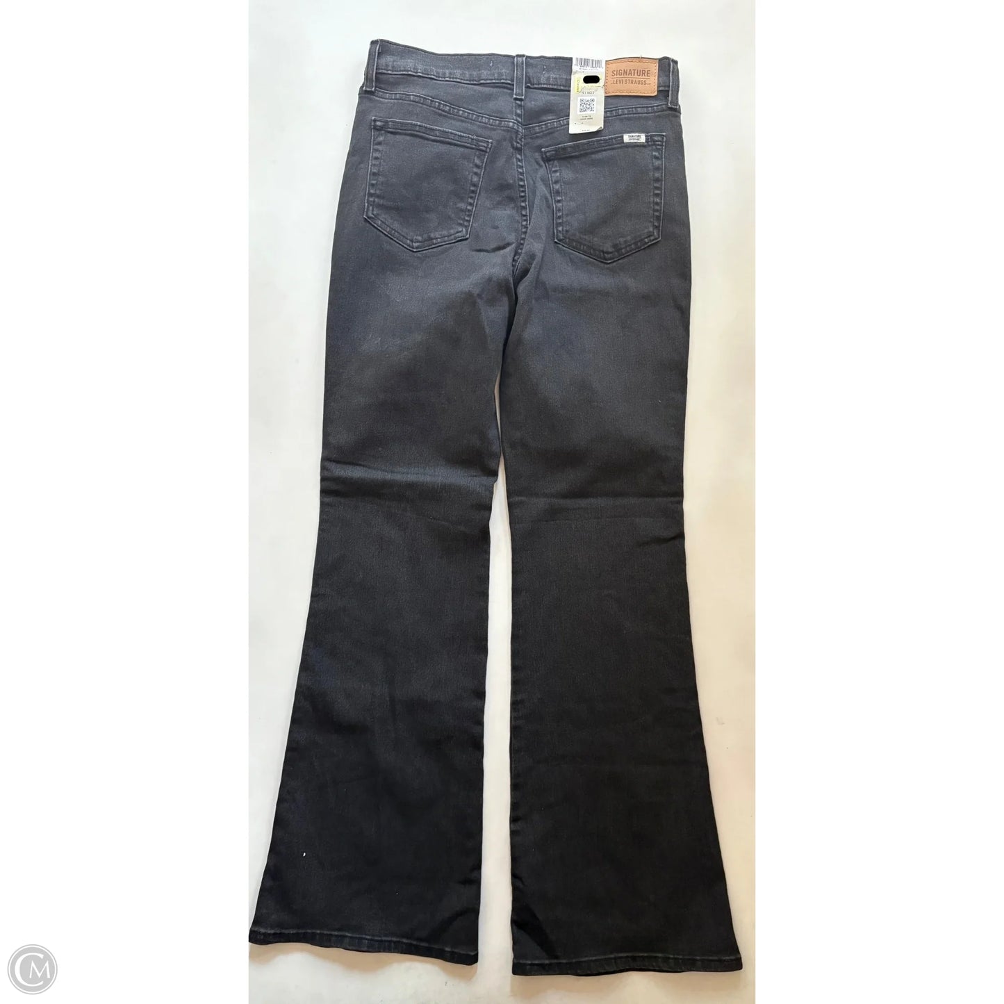 Jeans Boyfriend By Levis In Black, Size: 4