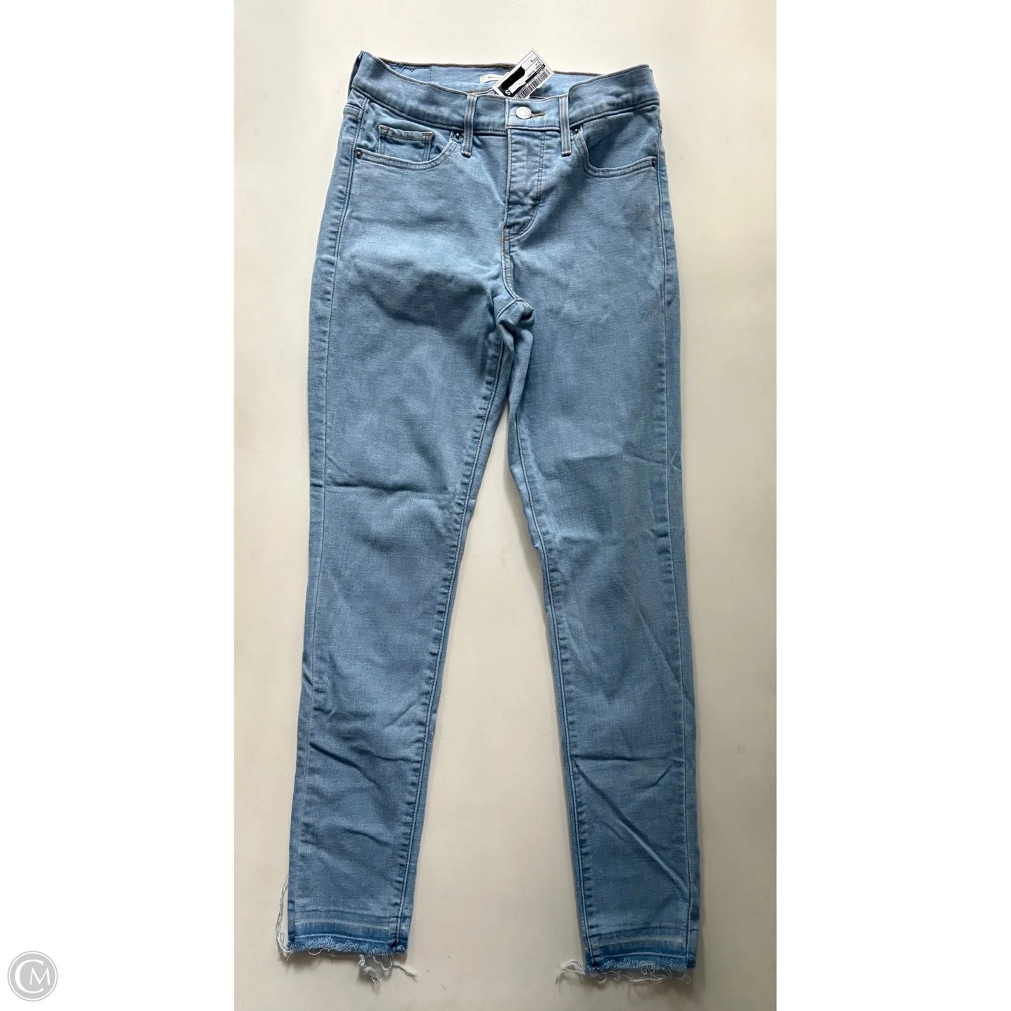 Jeans Skinny By Levis In Blue, Size: 6