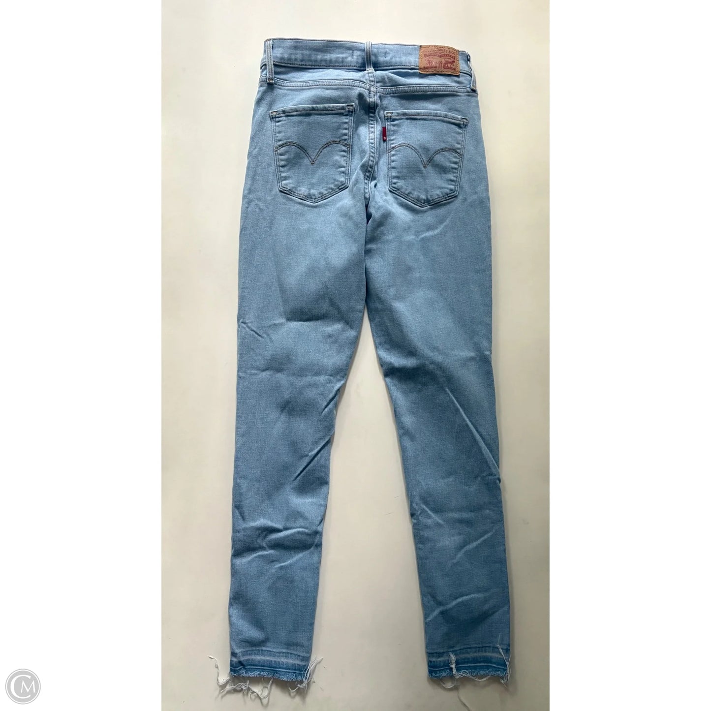 Jeans Skinny By Levis In Blue, Size: 6