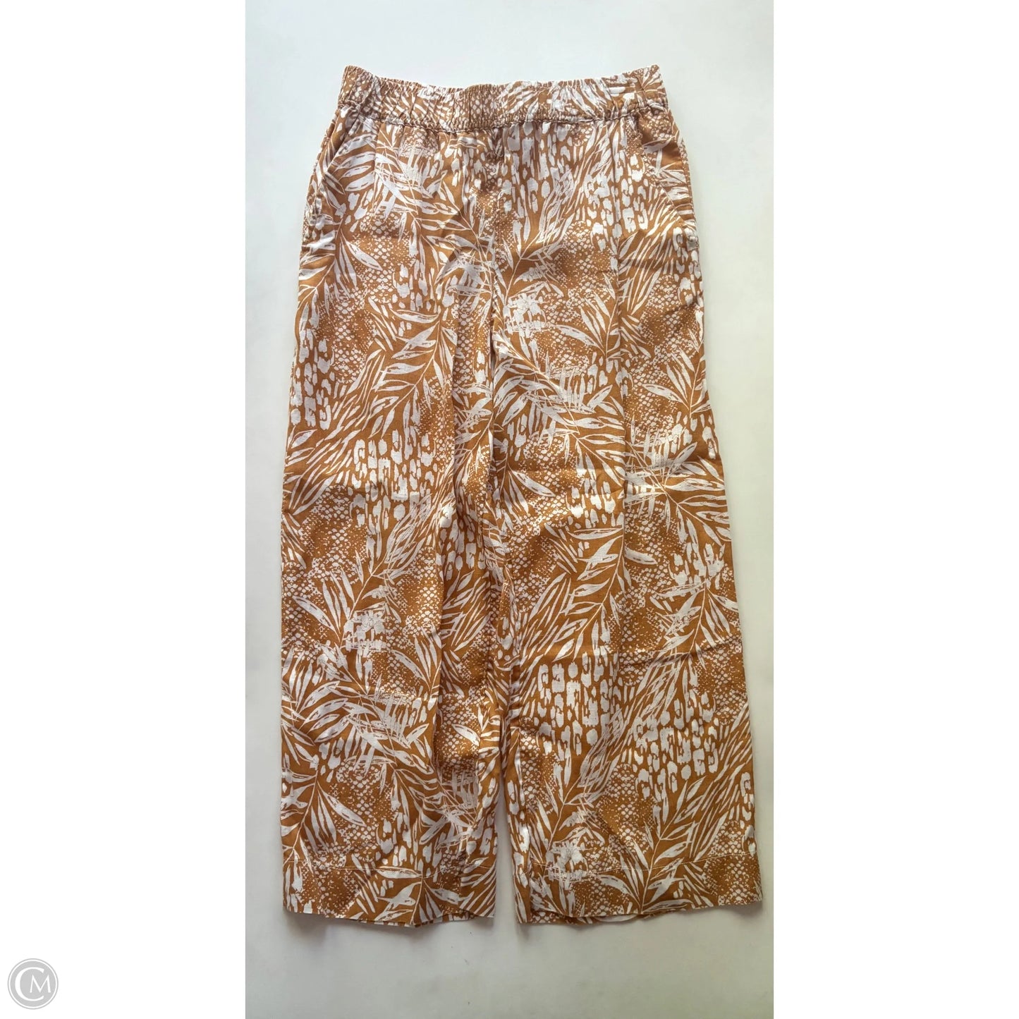 Pants Linen By Christian Siriano In Orange, Size: M