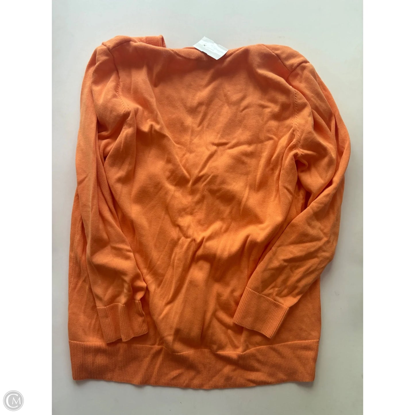 Sweater By Talbots In Orange, Size: L