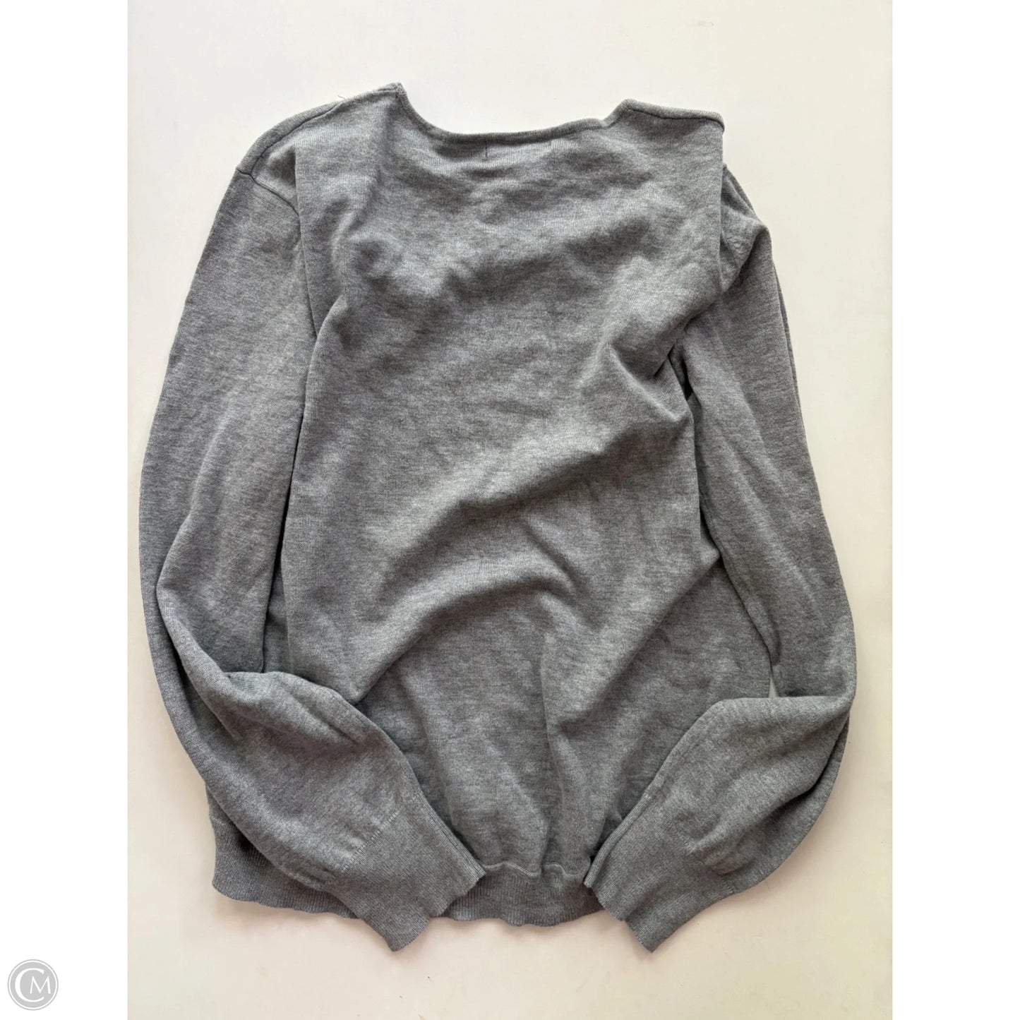 Sweater By Cable And Gauge In Grey, Size: Xl