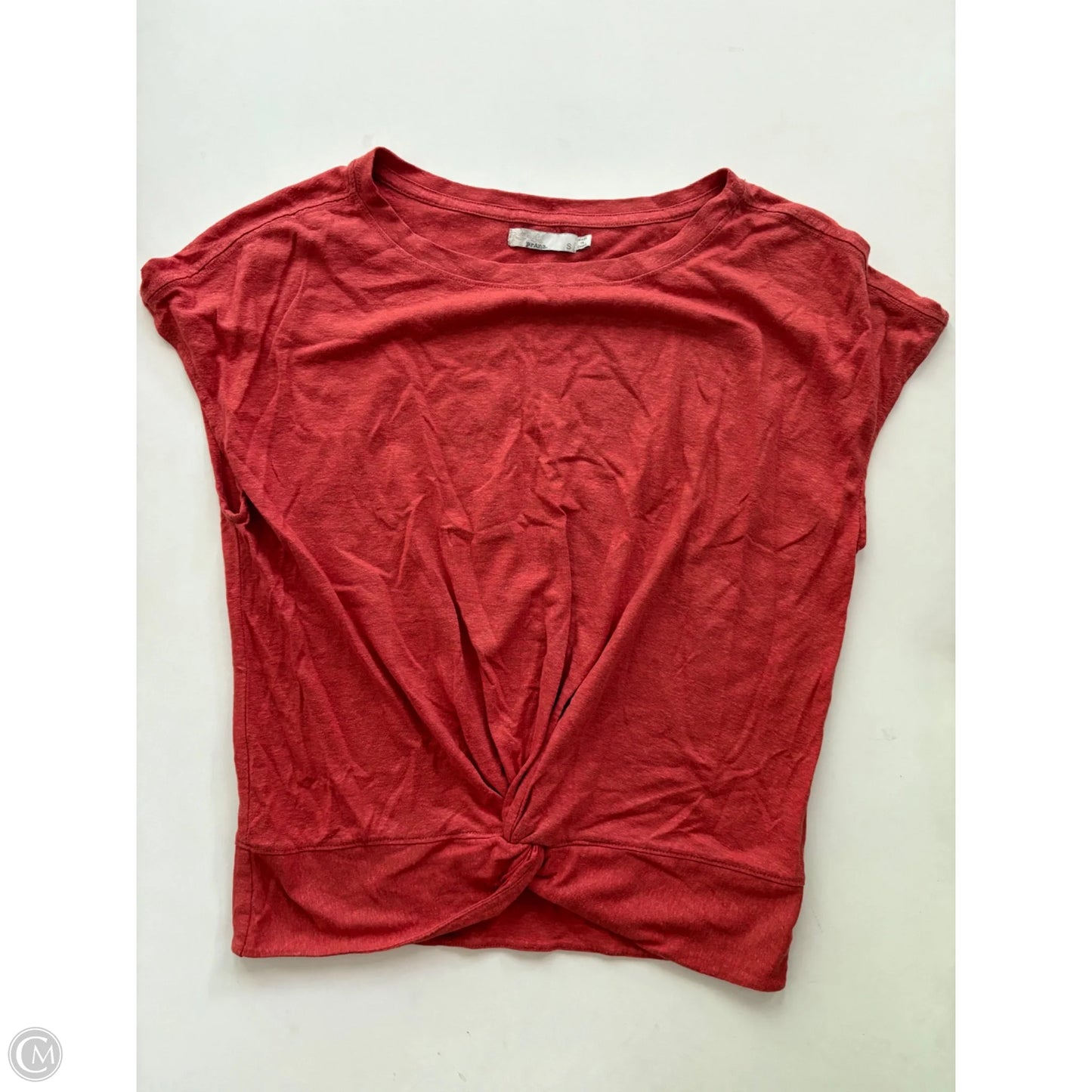 Athletic Top Short Sleeve By Prana In Orange, Size: S