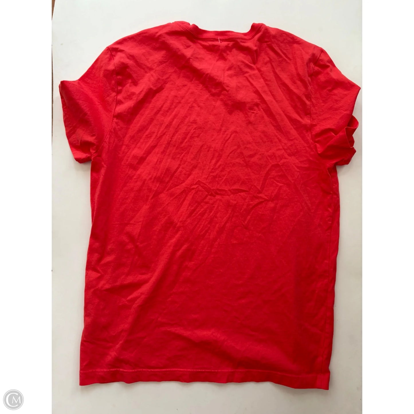 Blouse Short Sleeve By Nautica In Orange, Size: L