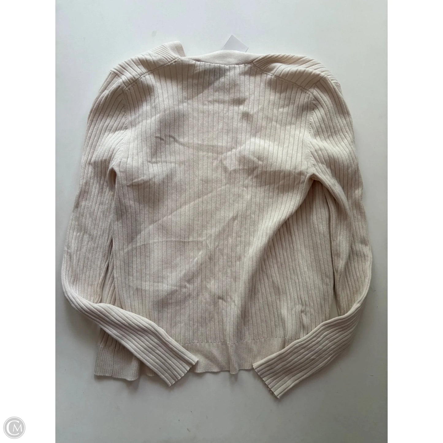 Cardigan By Loft In Cream, Size: M