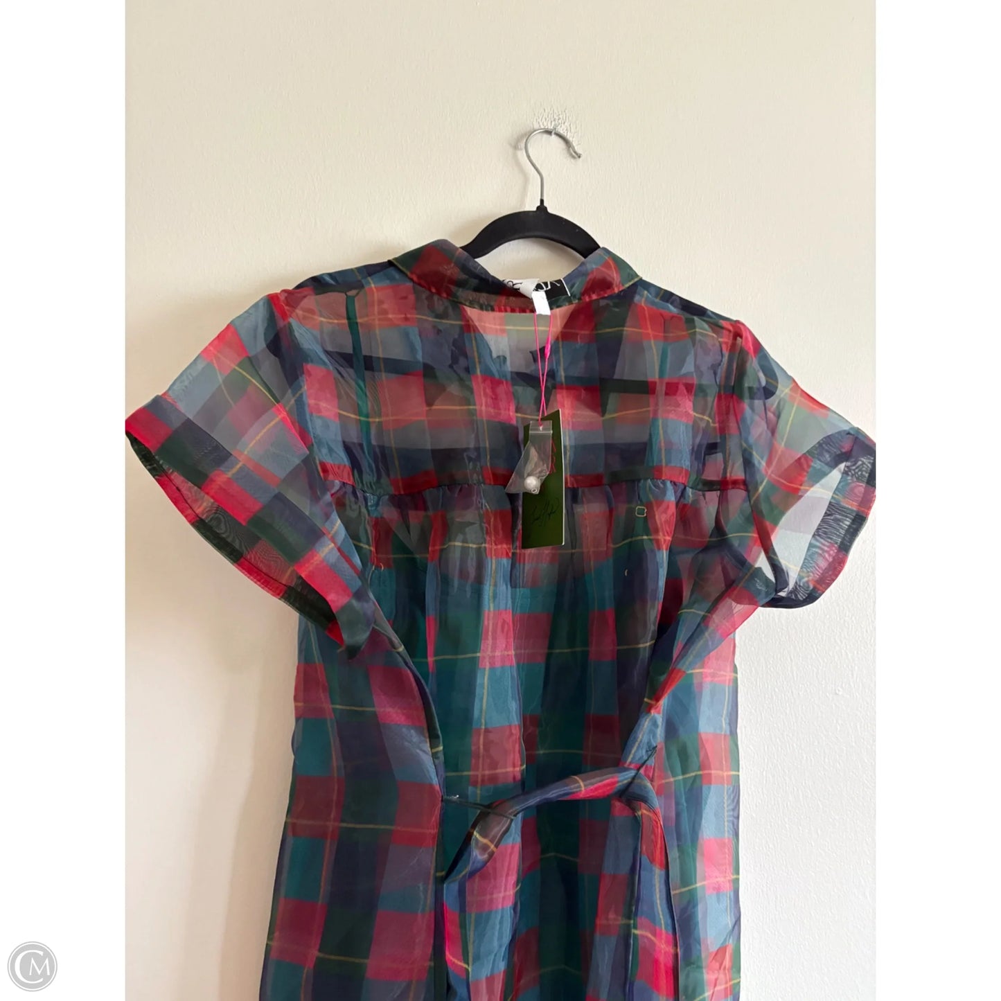 Dress Party Long By alden adair In Plaid Pattern, Size: Xl