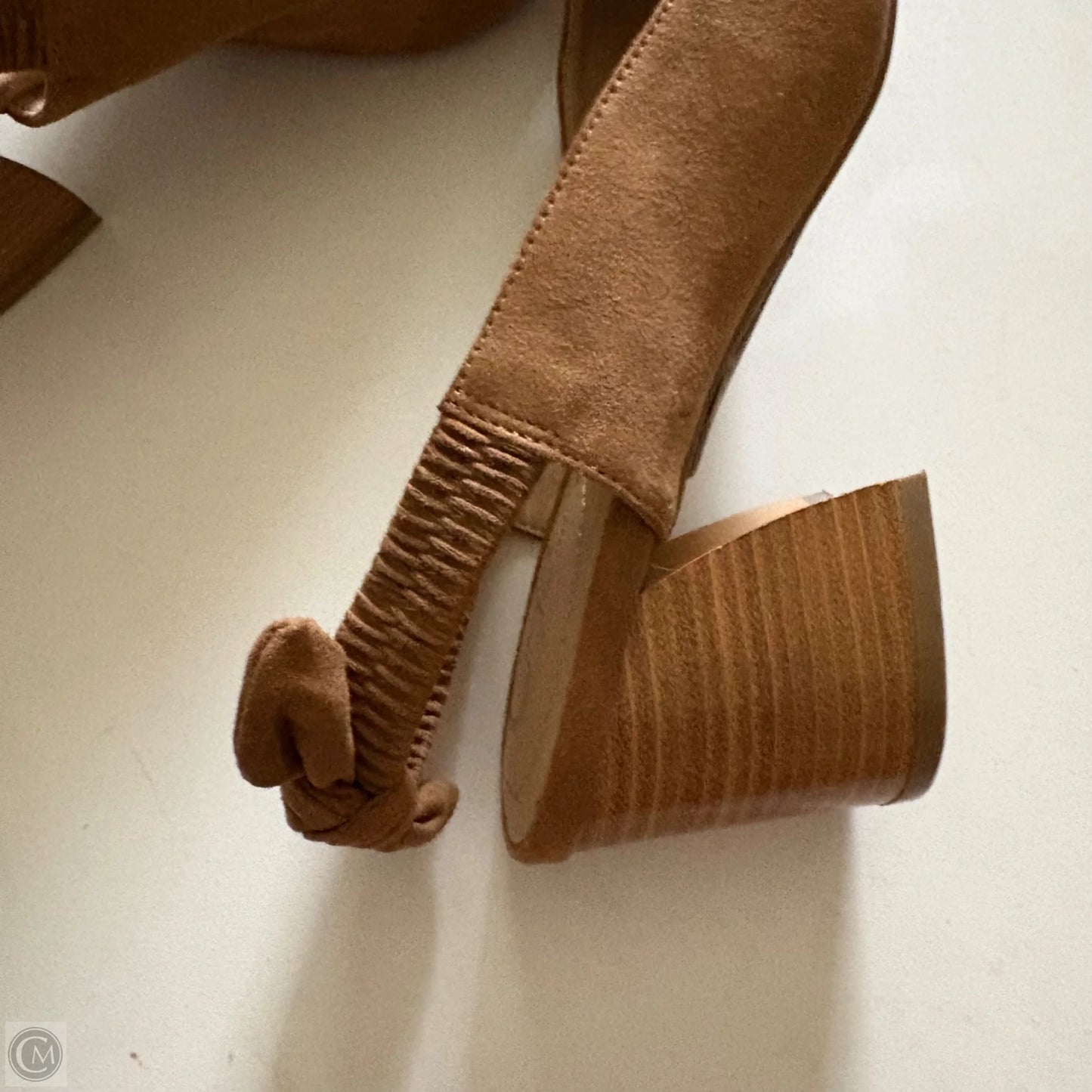 Shoes Heels Block By Cato In Tan, Size: 10