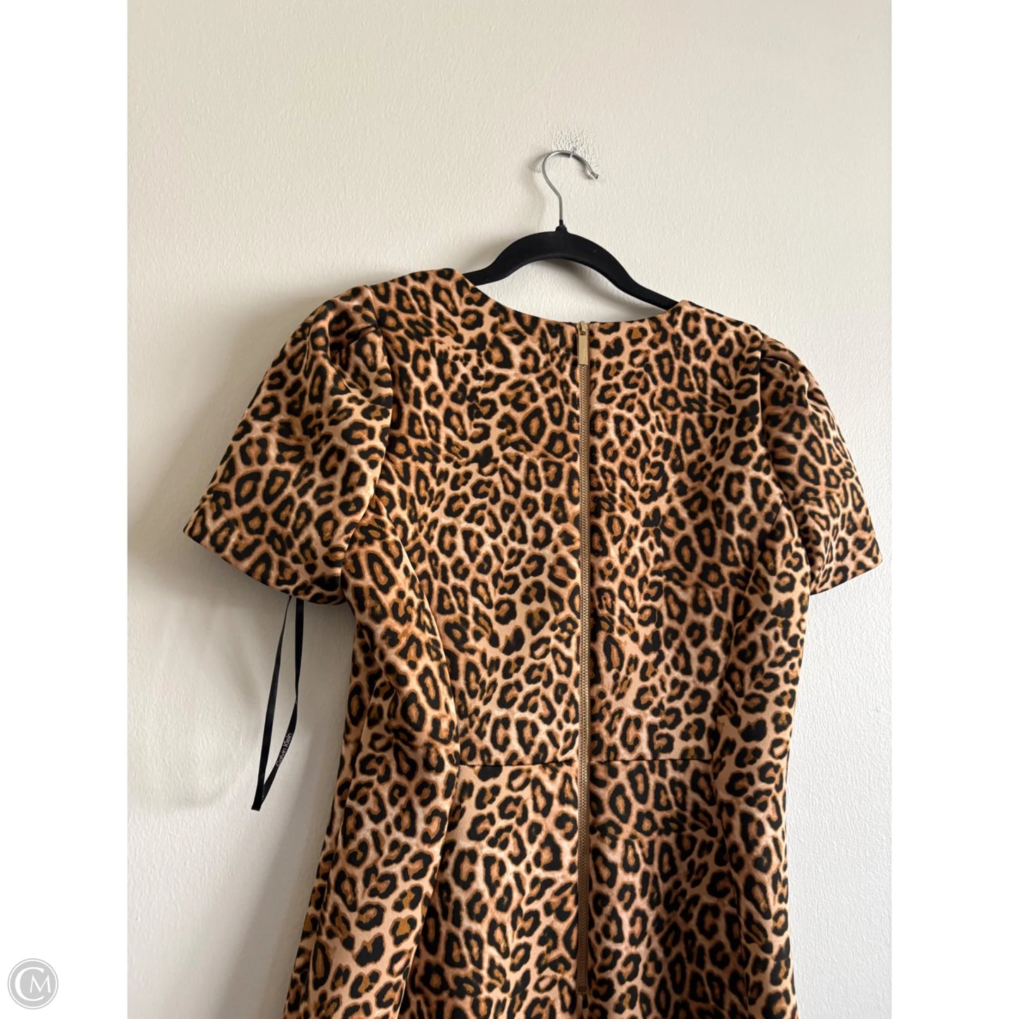 Dress Work By Calvin Klein In Animal Print, Size: 8