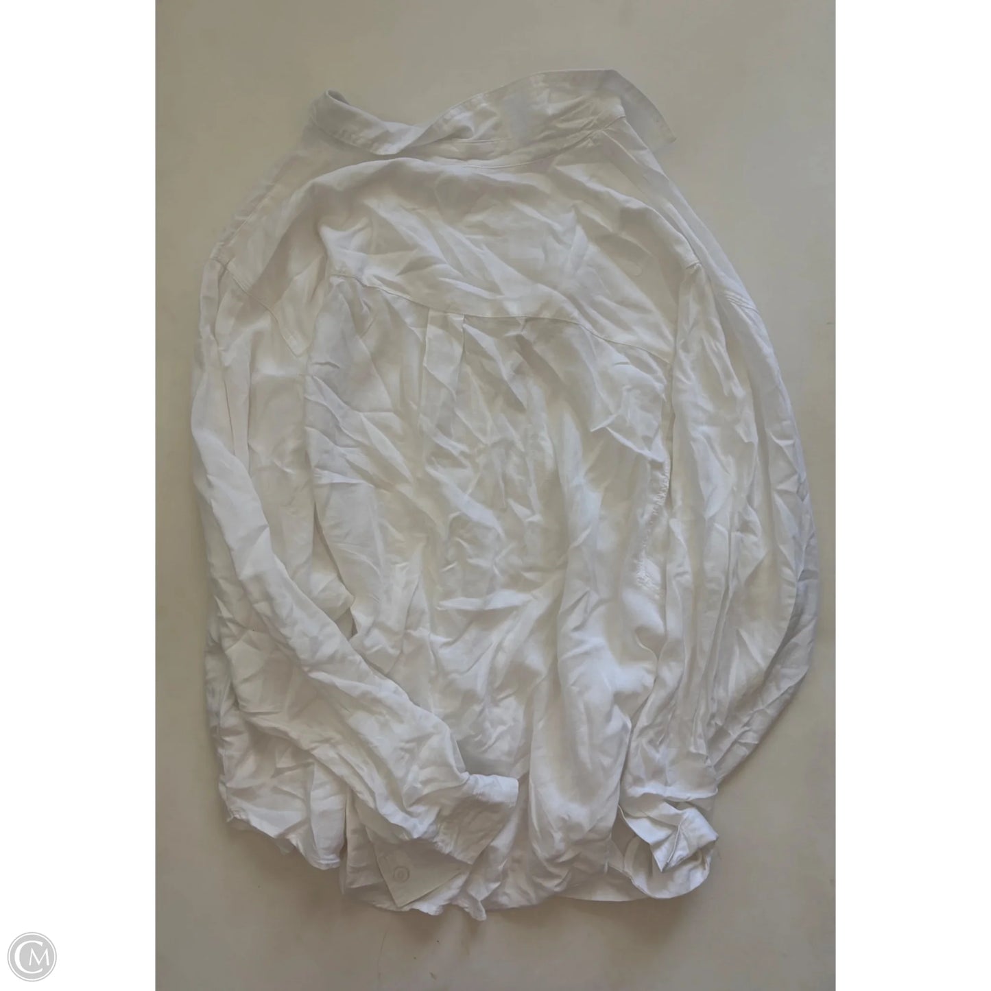 Top Long Sleeve By Beachlunchlounge In White, Size: Xl