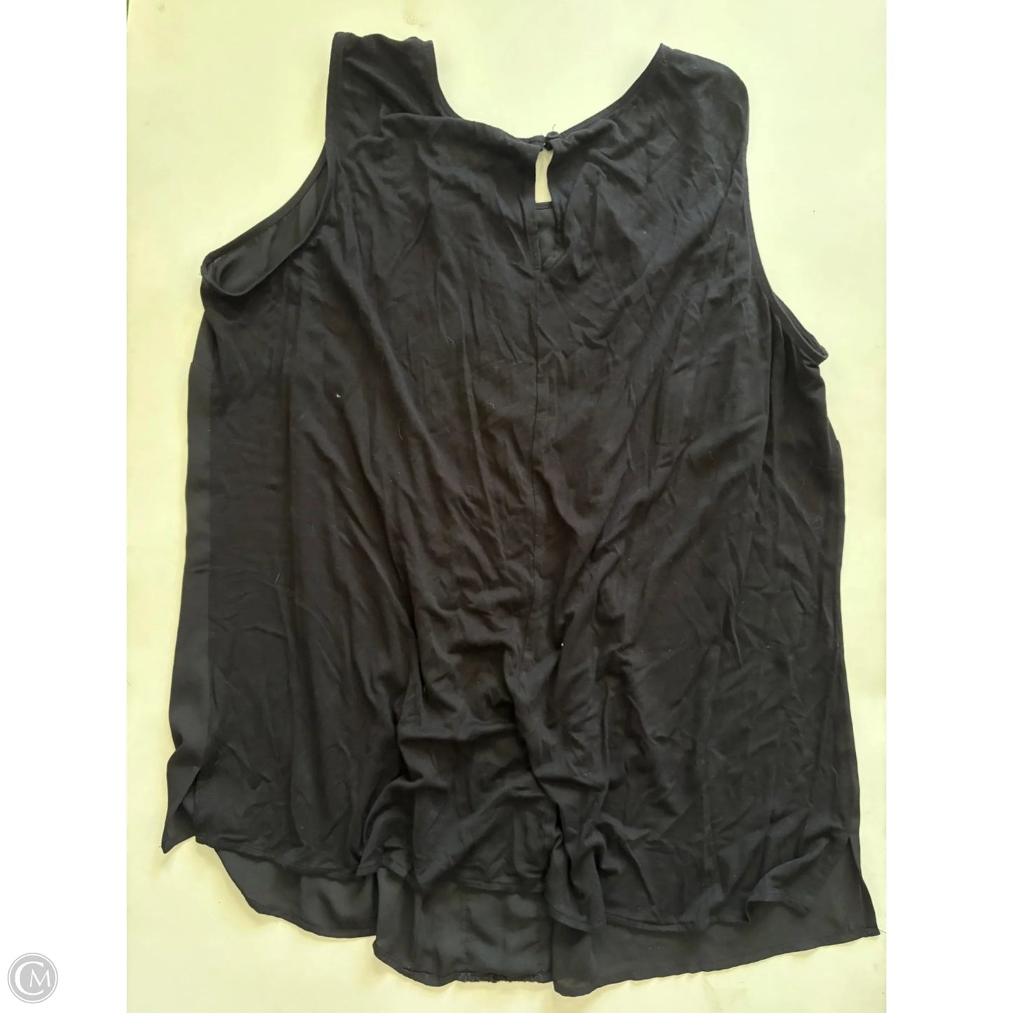 Top Sleeveless By Dr2 In Black, Size: 1x