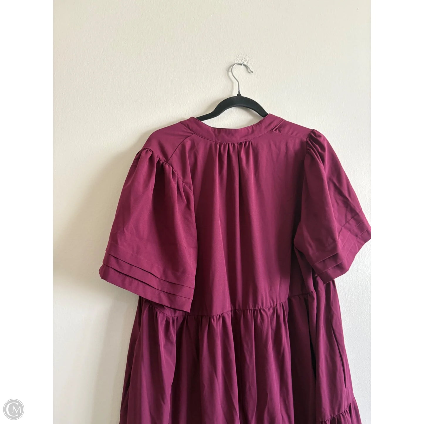 Dress Casual Maxi By Entro In Maroon, Size: L