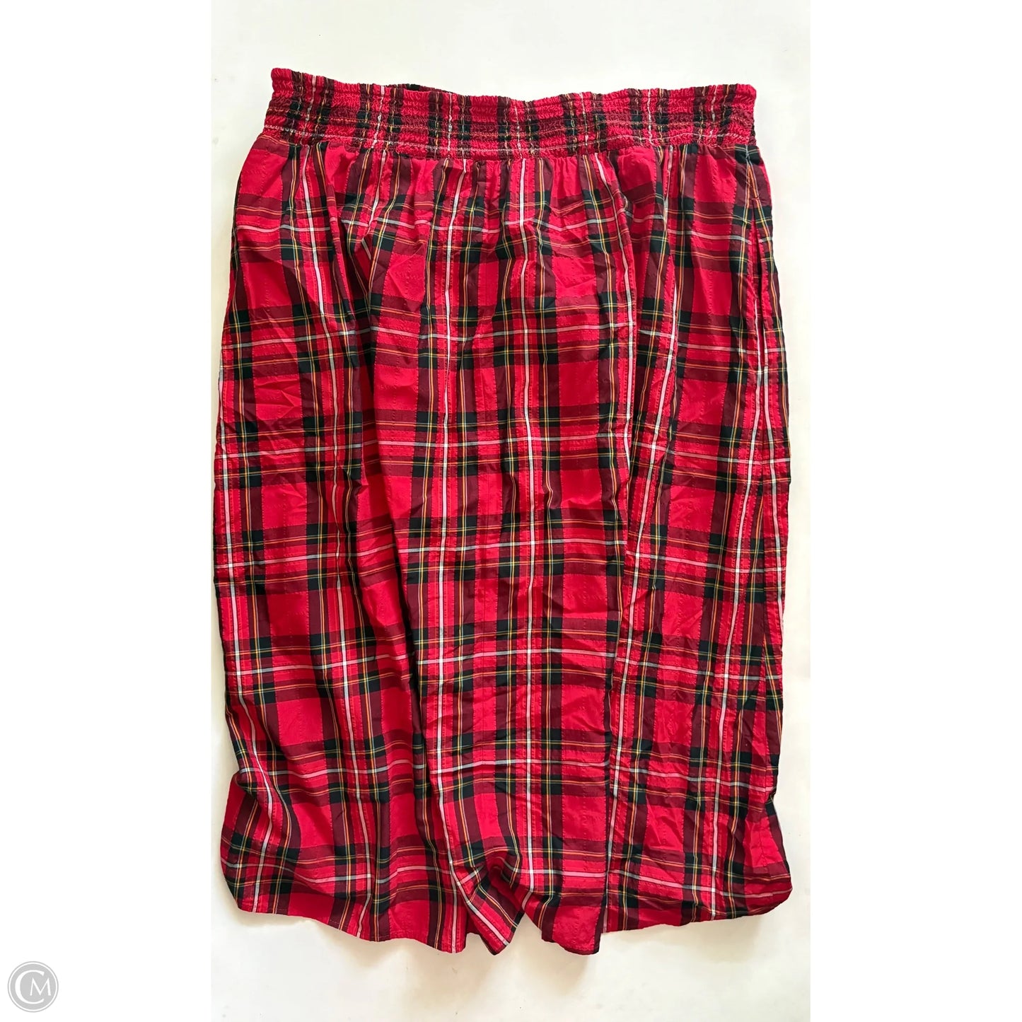 Skirt Maxi By Old Navy In Plaid Pattern, Size: Xxl