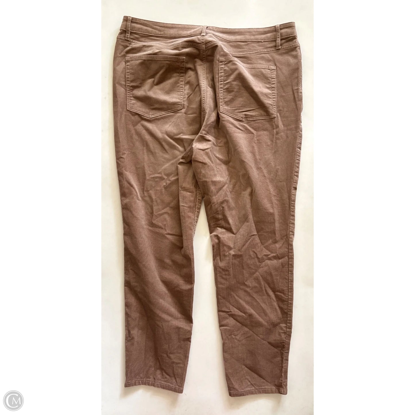 Pants Corduroy By Loft In Brown, Size: 18