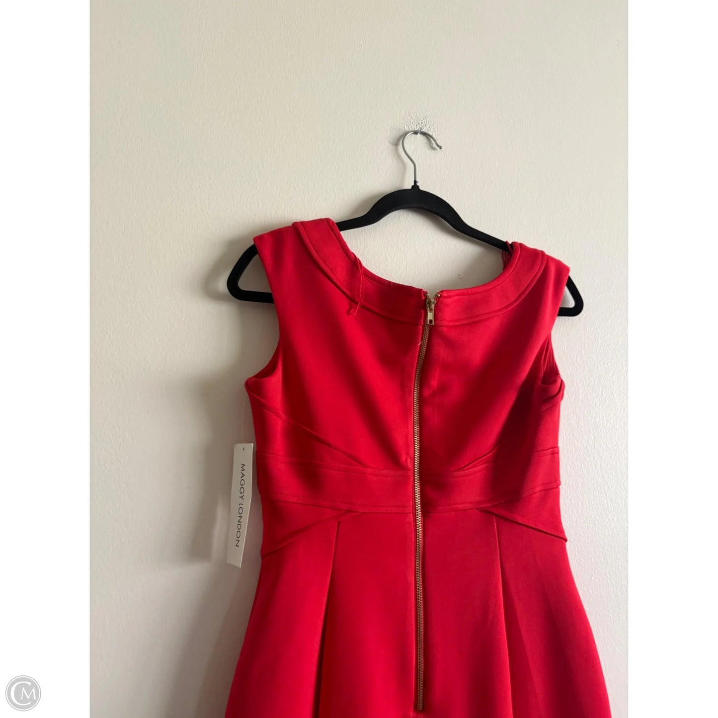Dress Party Short By Maggy London In Orange, Size: 4