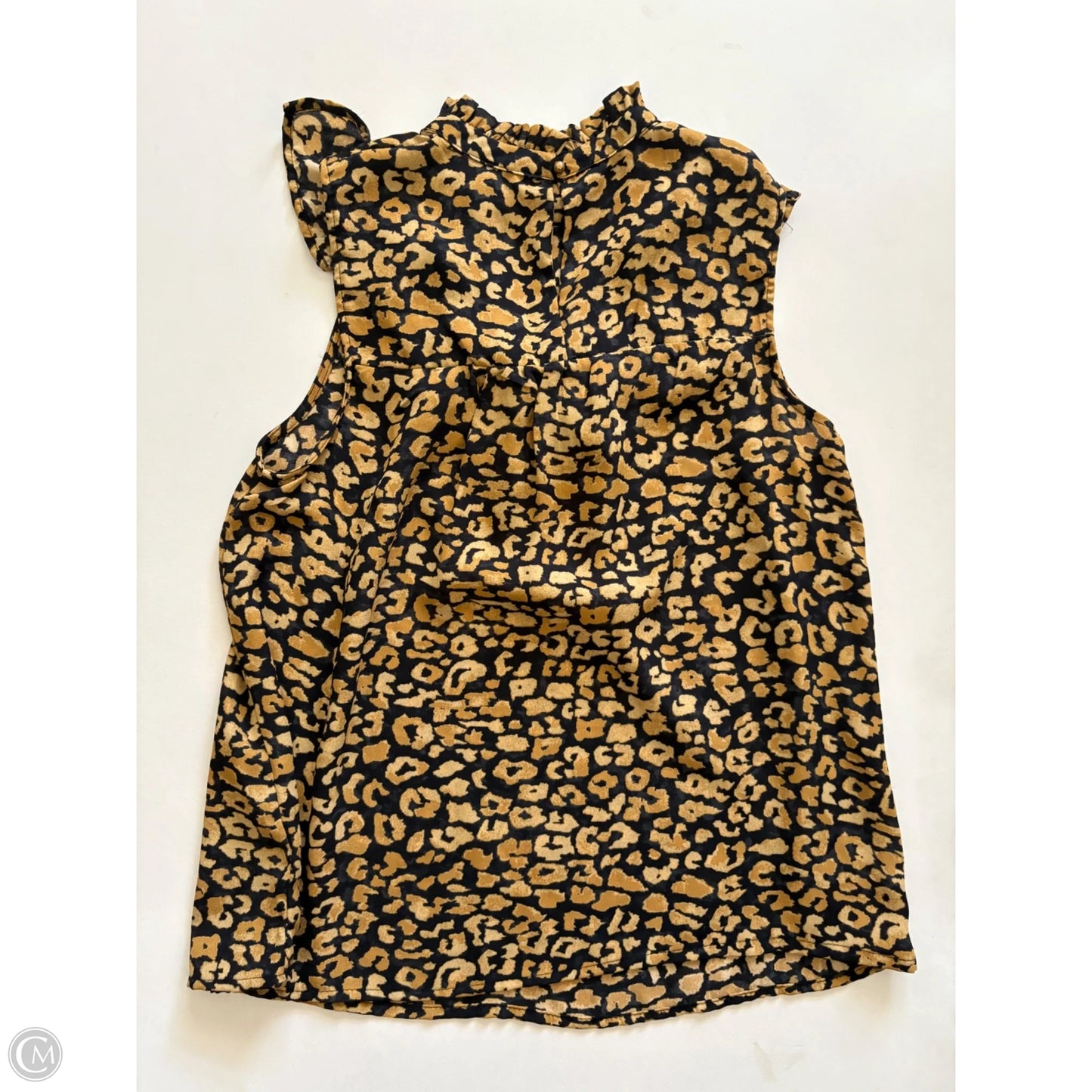 Top Sleeveless By Who What Wear In Animal Print, Size: Xs