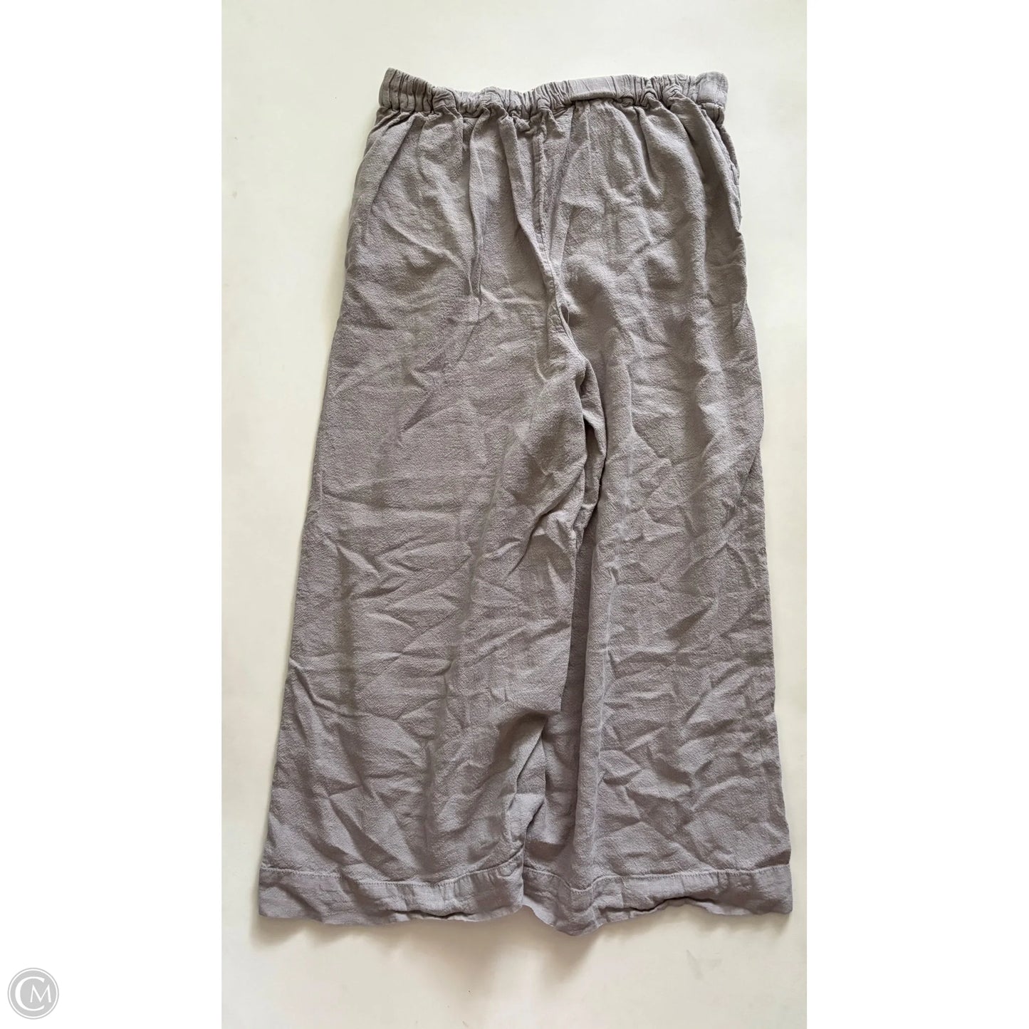 Pants Linen By Free People In Grey, Size: M