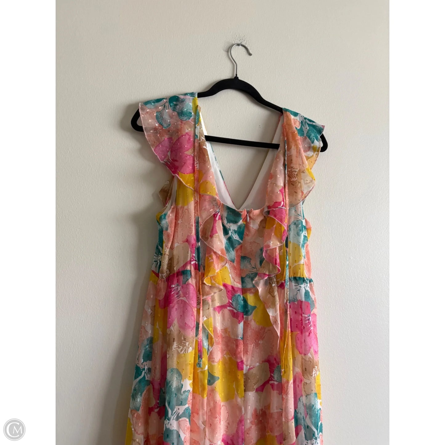 Dress Casual Maxi By Cato In Floral Print, Size: Xl
