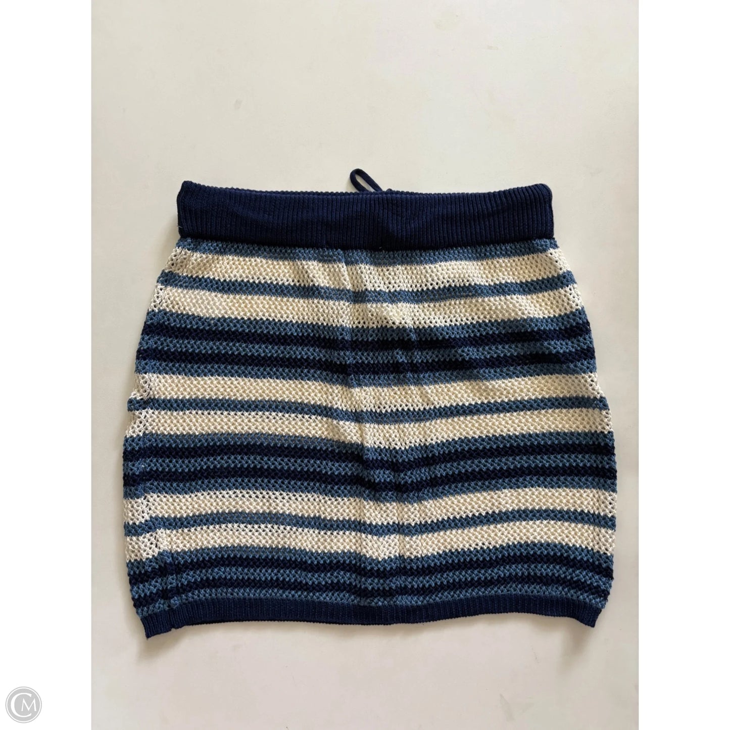 Skirt Set 2pc By C And C In Blue, Size: L
