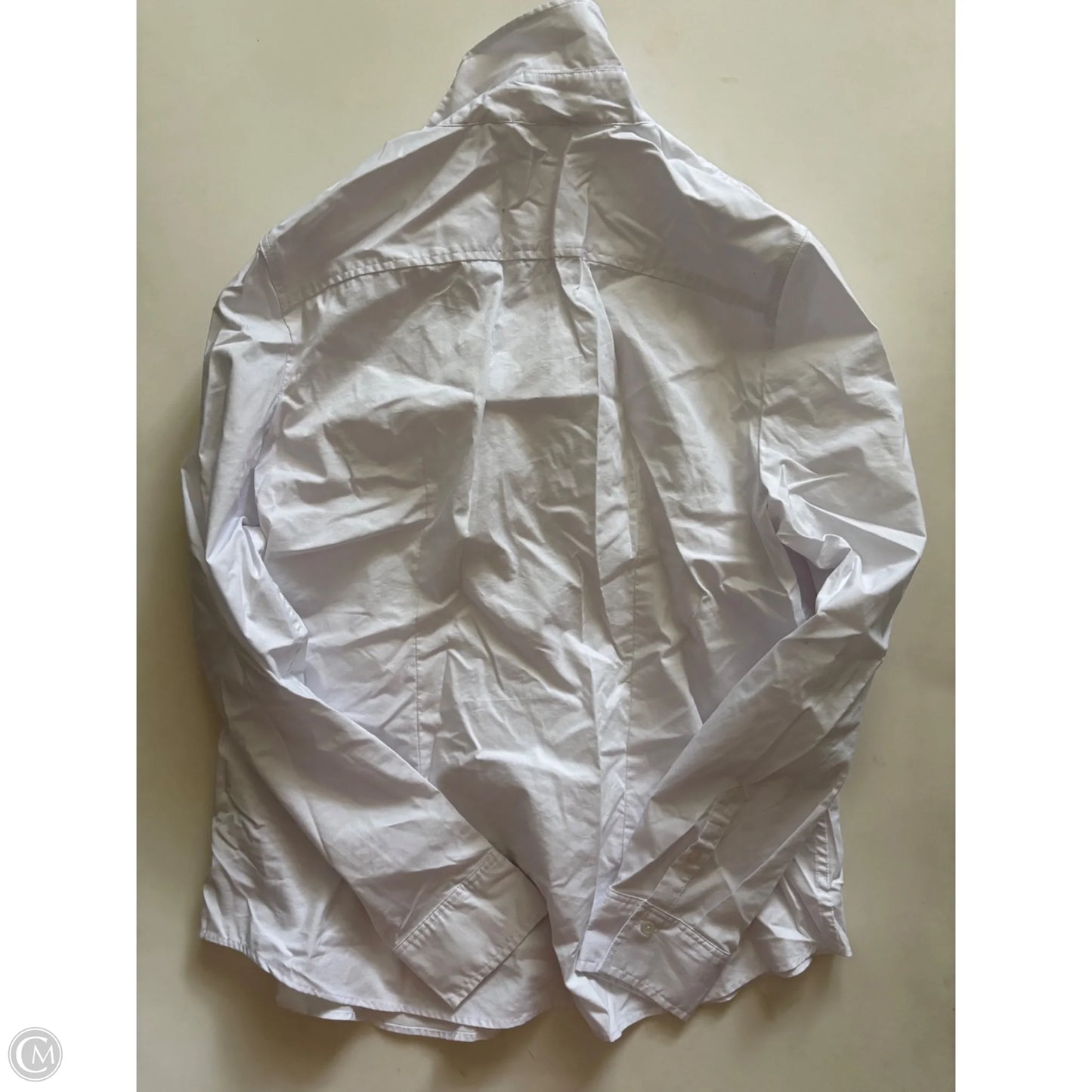 Top Long Sleeve By Time And Tru In White, Size: L