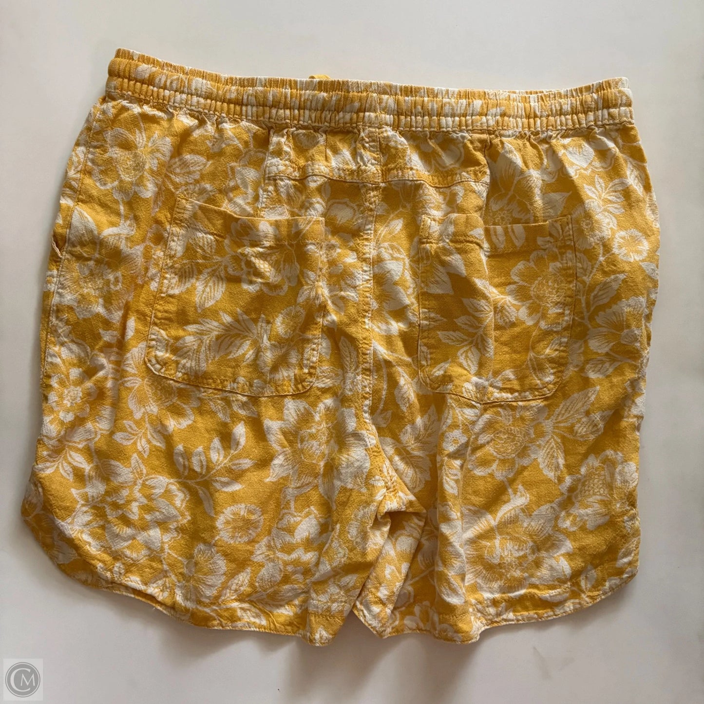 Shorts By Terra & Sky In Yellow, Size: 14