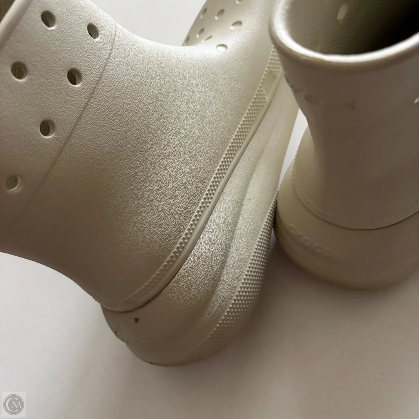 Boots Rain By Crocs In Beige, Size: 8
