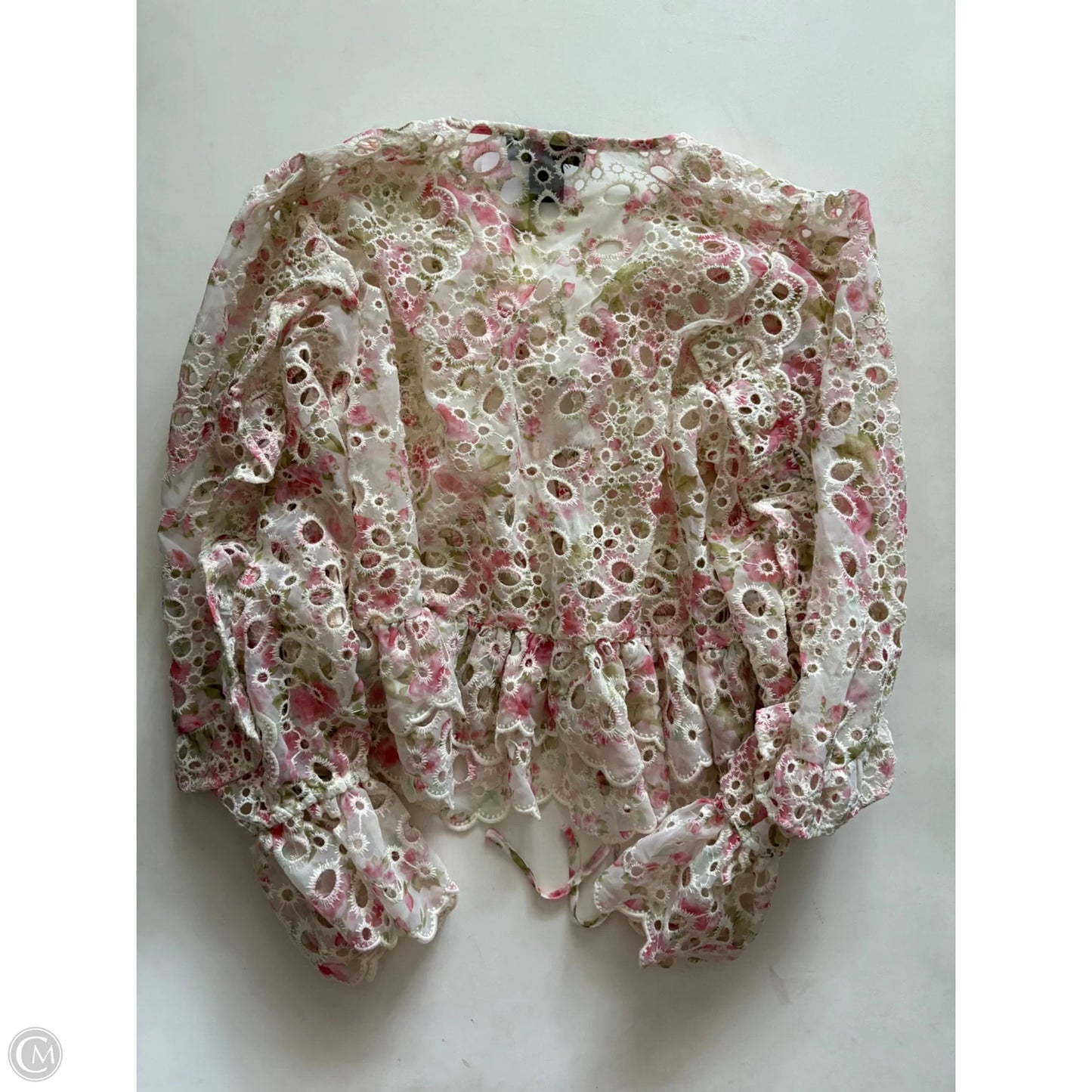 Top 3/4 Sleeve By House Of Harlow In Floral Print, Size: S