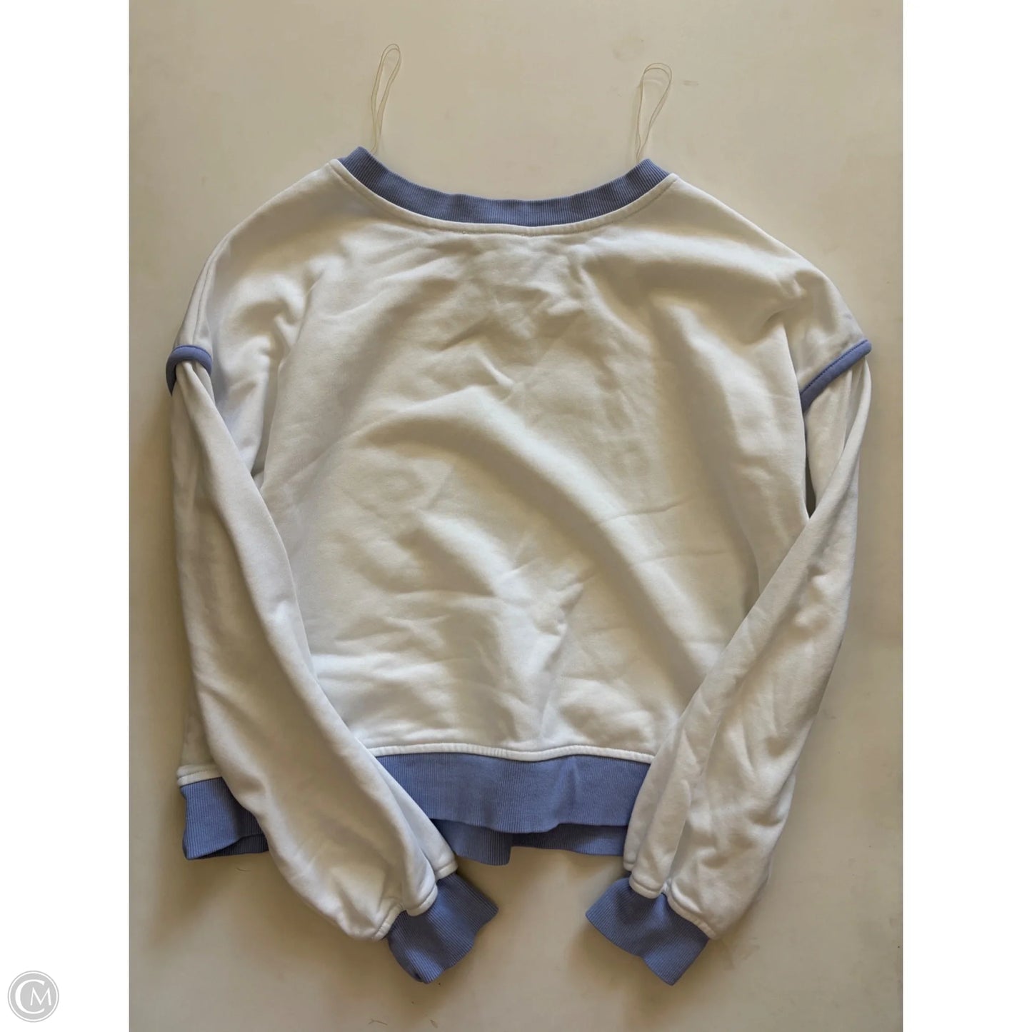 Sweatshirt Crewneck By Entro In White, Size: S