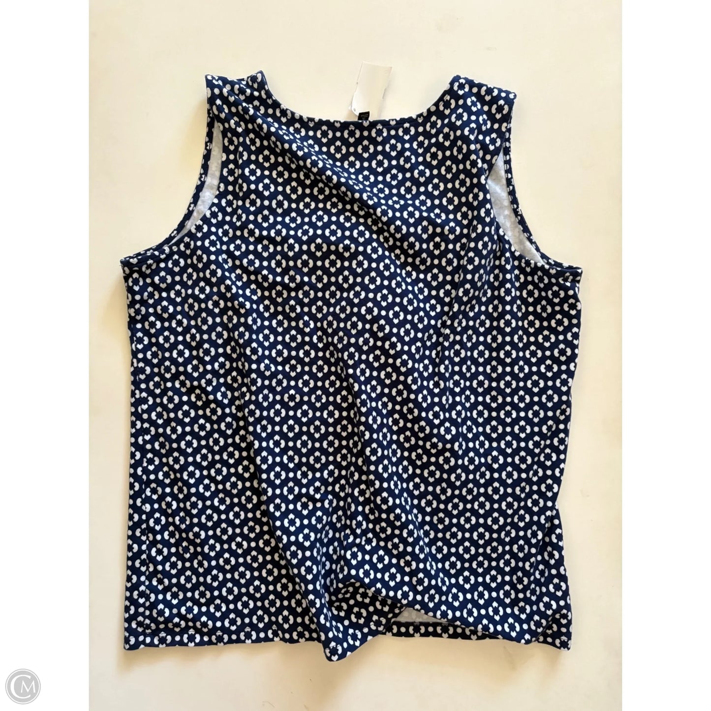 Top Sleeveless By Talbots In Blue, Size: 2x
