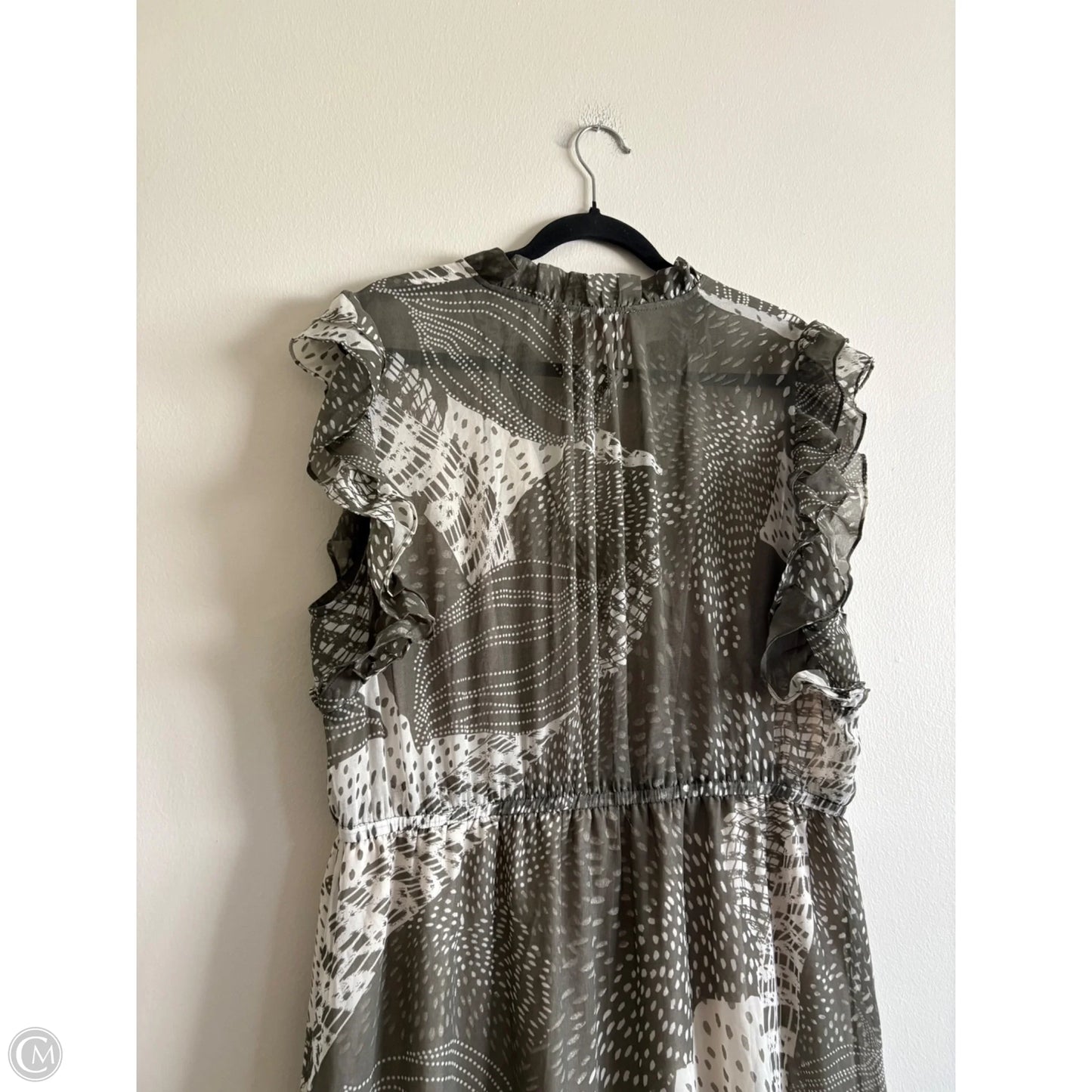 Dress Casual Midi By Philosophy In Green, Size: 1x
