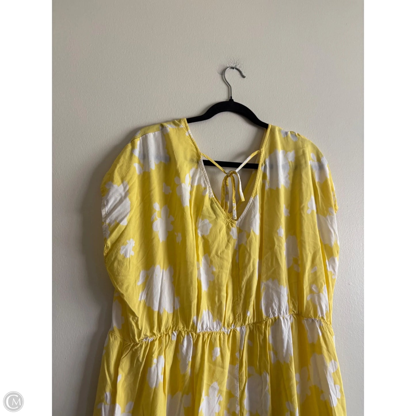 Dress Casual Short By Ava & Viv In Yellow, Size: Xxl