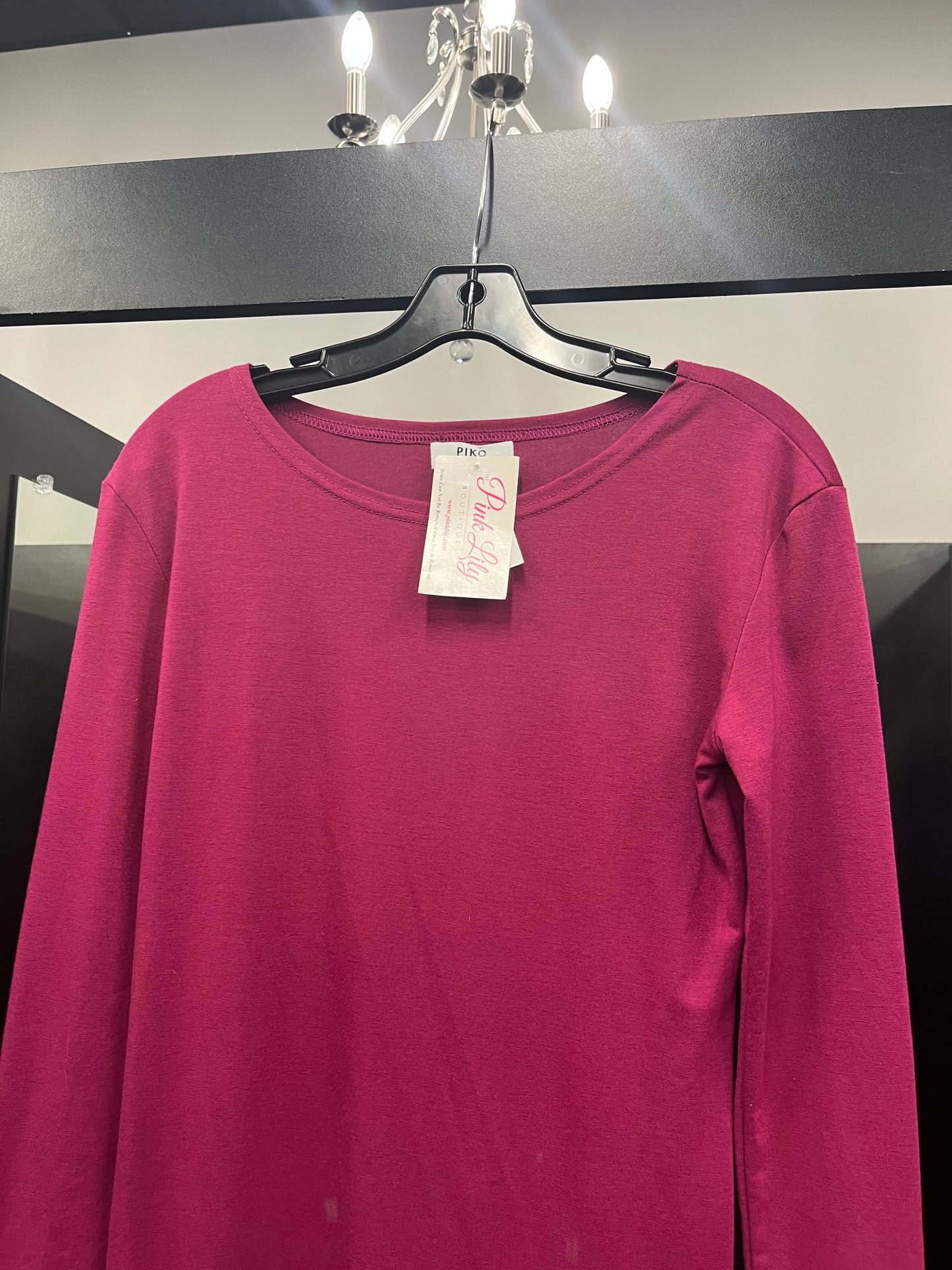 Plum Dress Casual Midi Piko, Size M