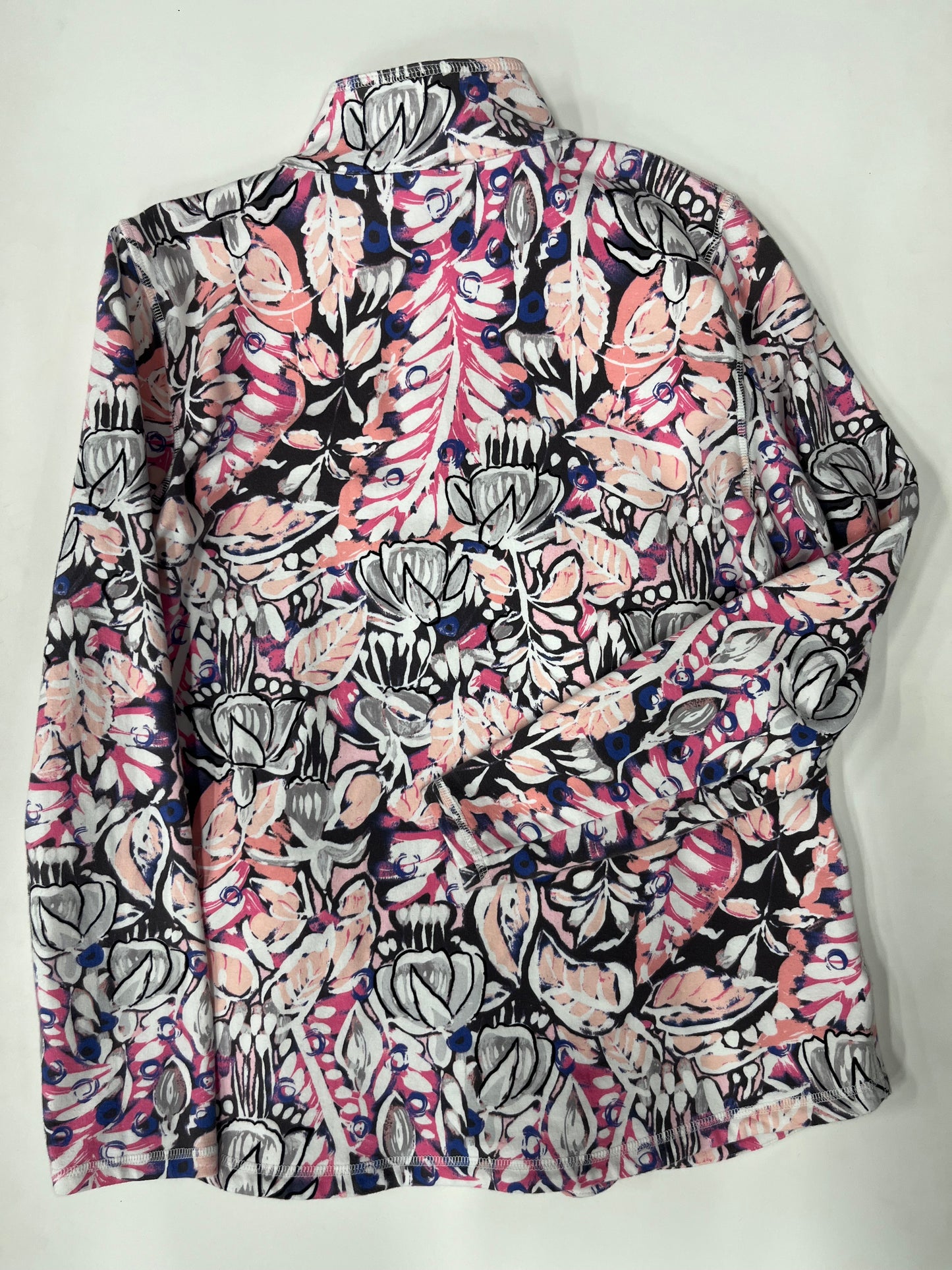 Talbots Pullover Half Zip Jacket Multi Size M Petite