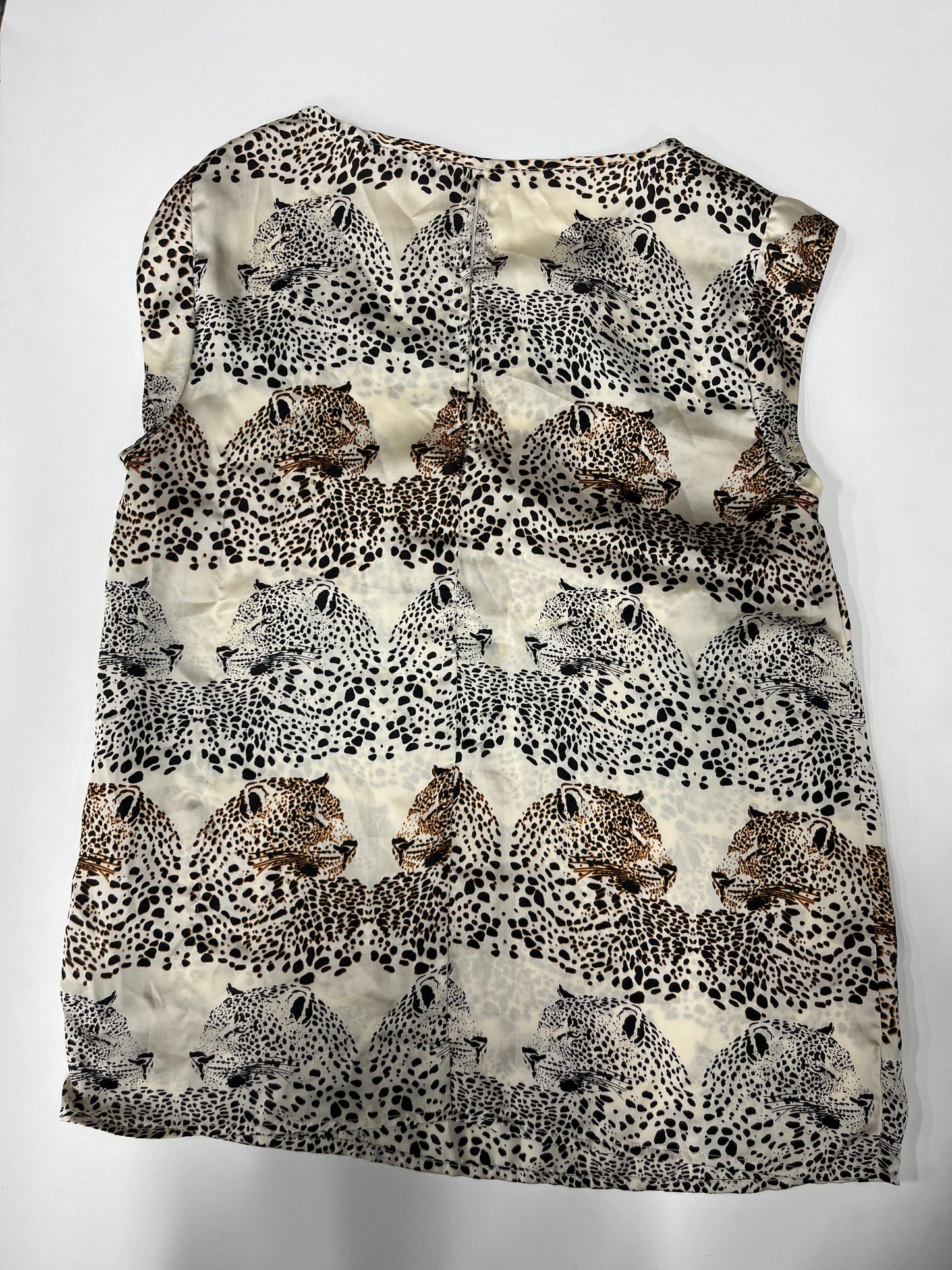 The Limited Sleeveless Blouse Animal Print Size S