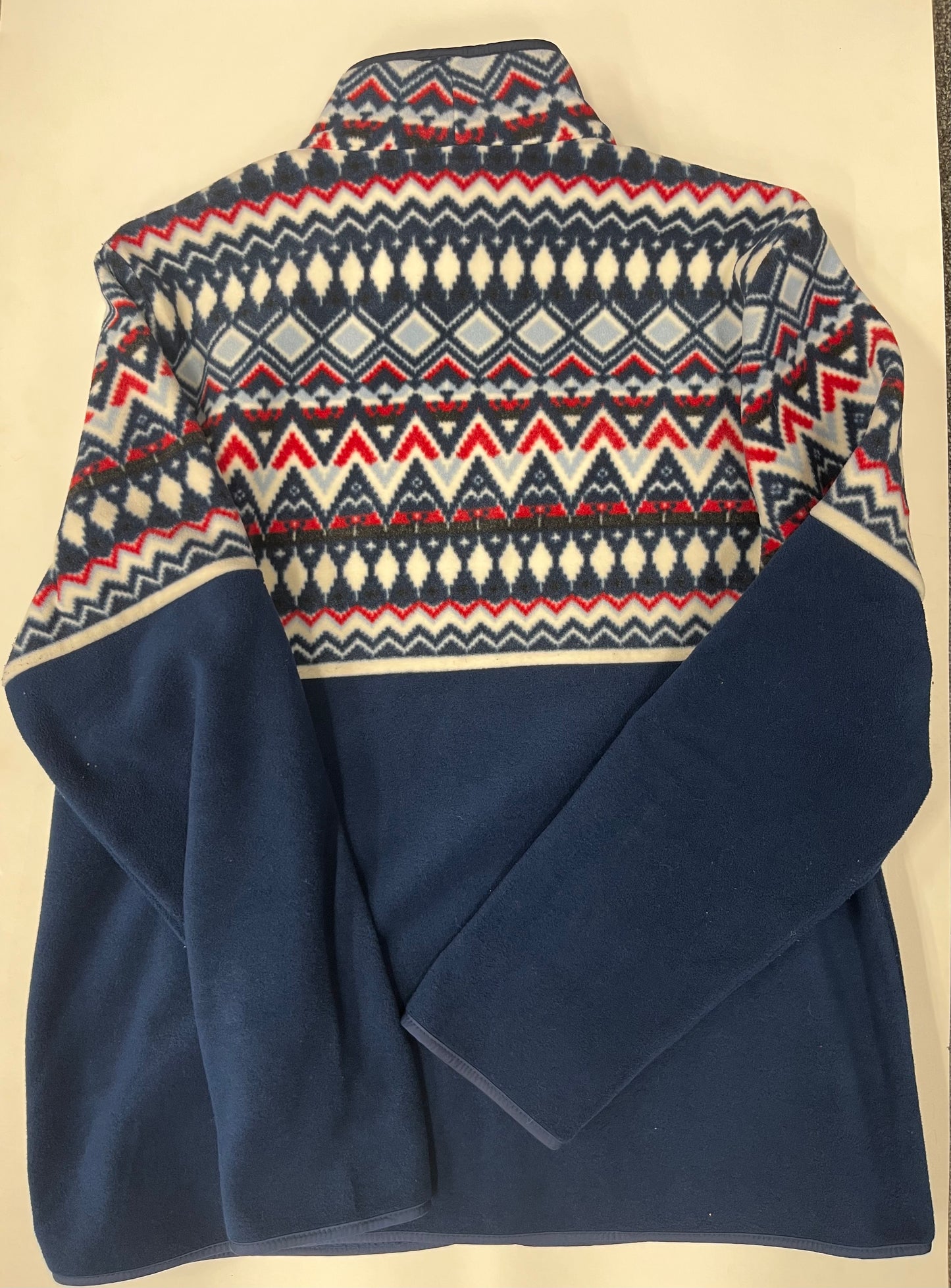 Talbots Full Zip Fleece Jacket Multi Size XL