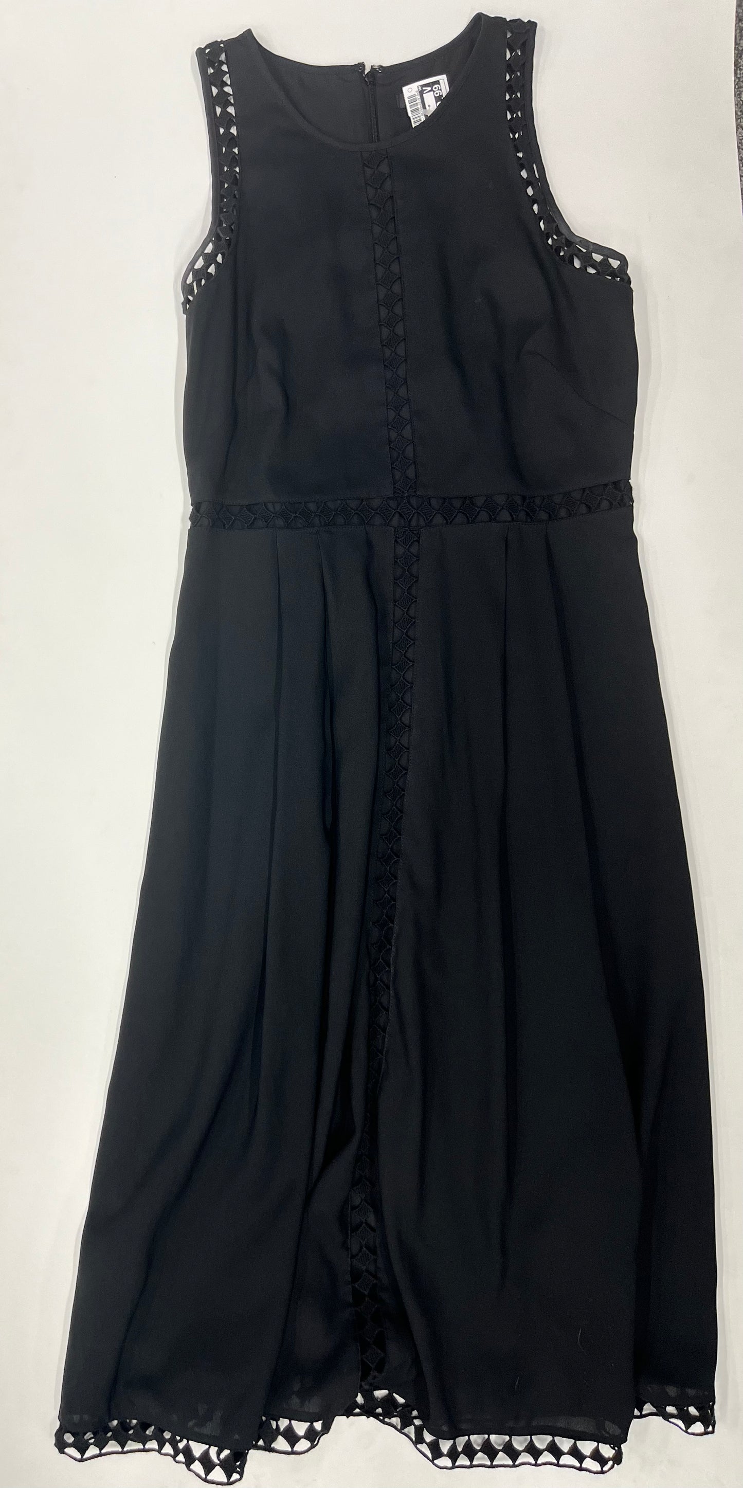 Ann Taylor Sleeveless Midi Dress Black Size XS