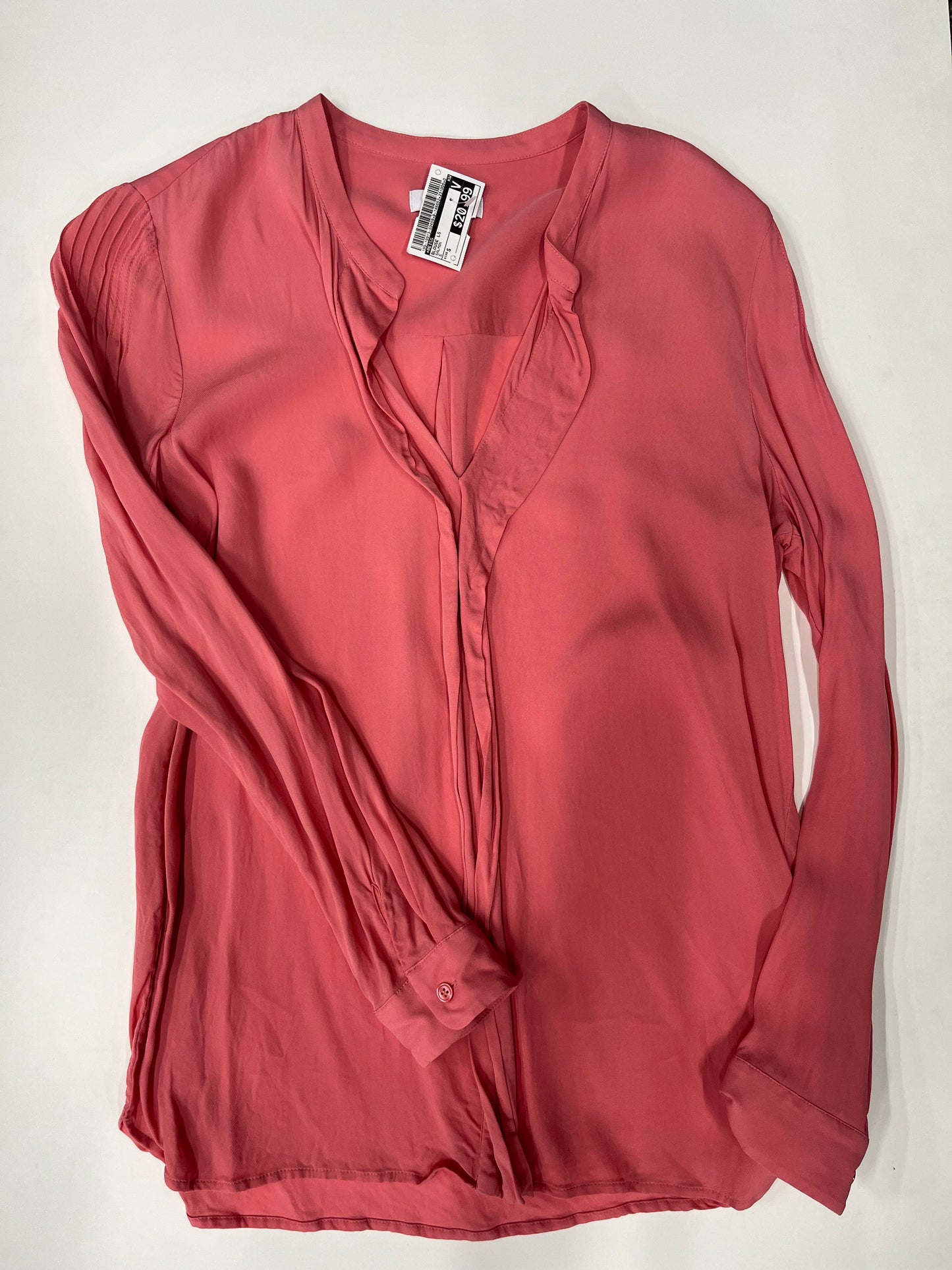Blouse Long Sleeve By Reiss Size: S