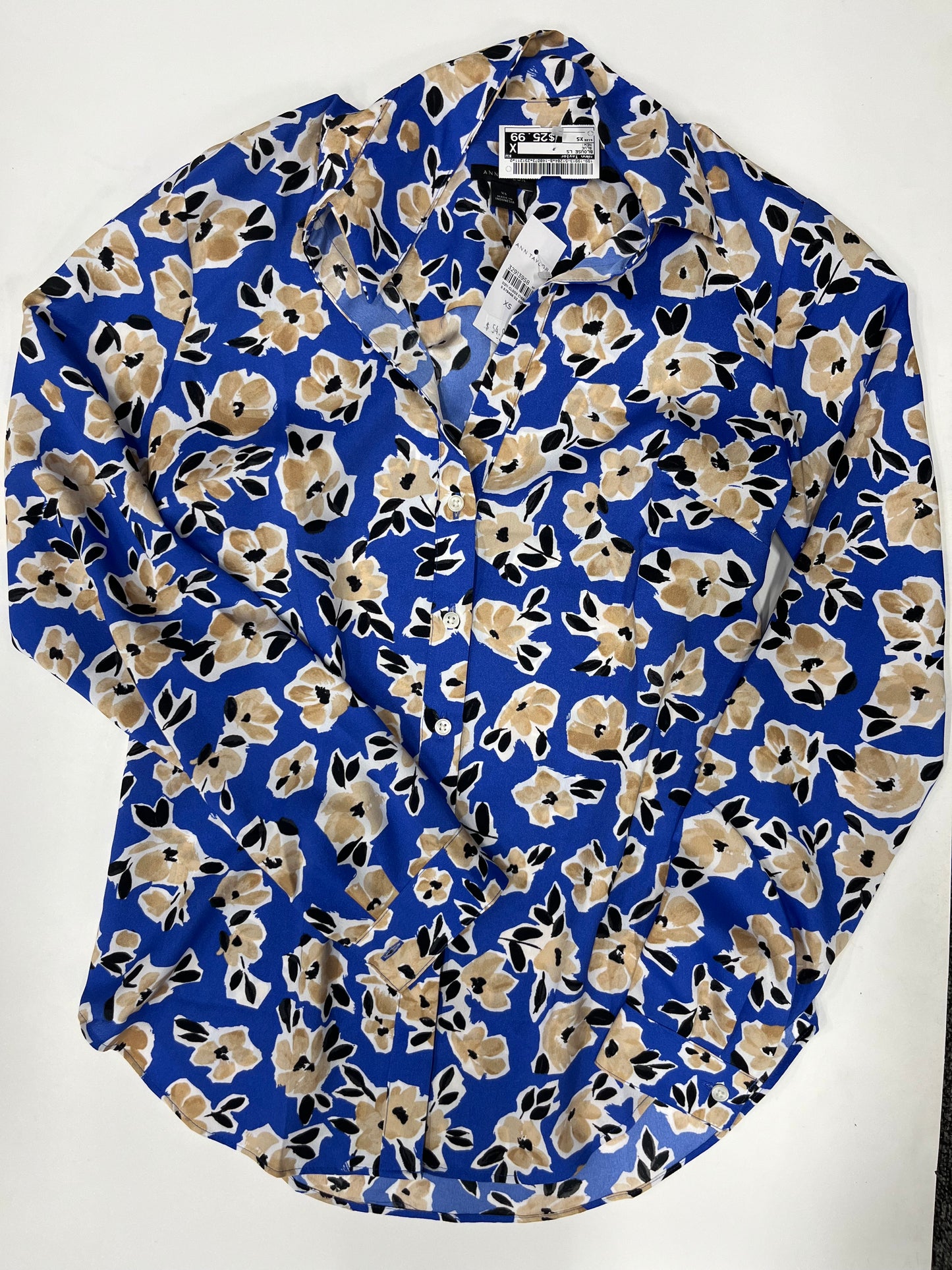 Blouse Long Sleeve By Ann Taylor NWT Size: Xs