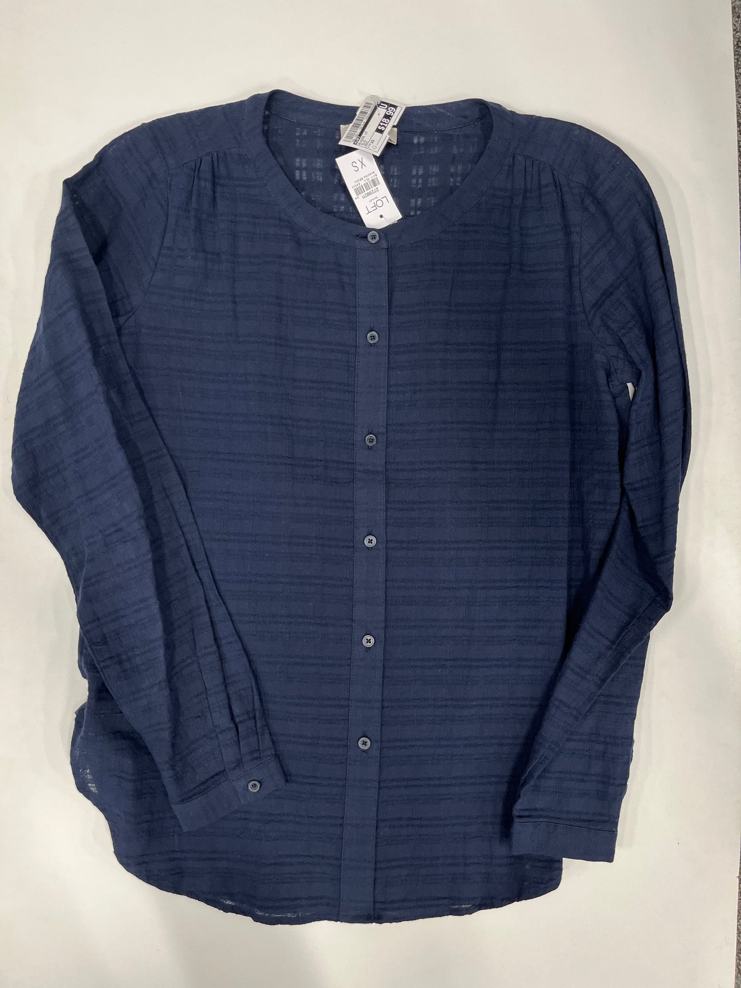 Blouse Long Sleeve By Loft Size: Xs