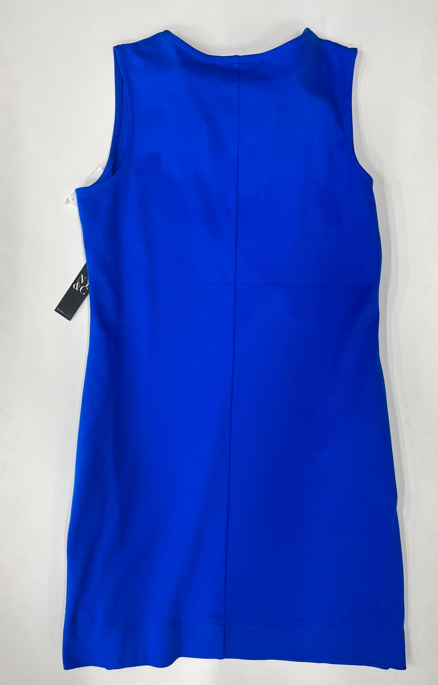 New York & Company Sleeveless V-Neck Dress Blue NWT Size S