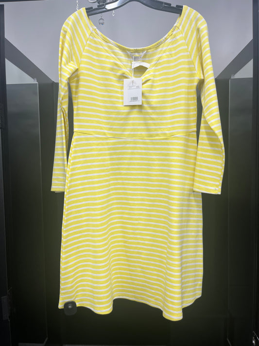 Striped Dress Casual Midi Compania, Size Xl