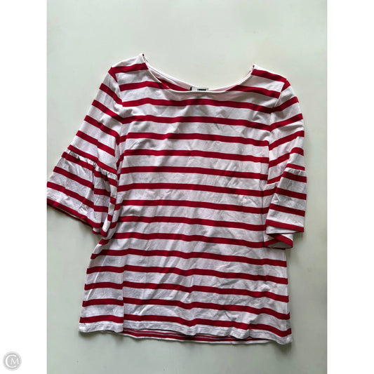 Top Long Sleeve By Talbots O In Striped, Size: M