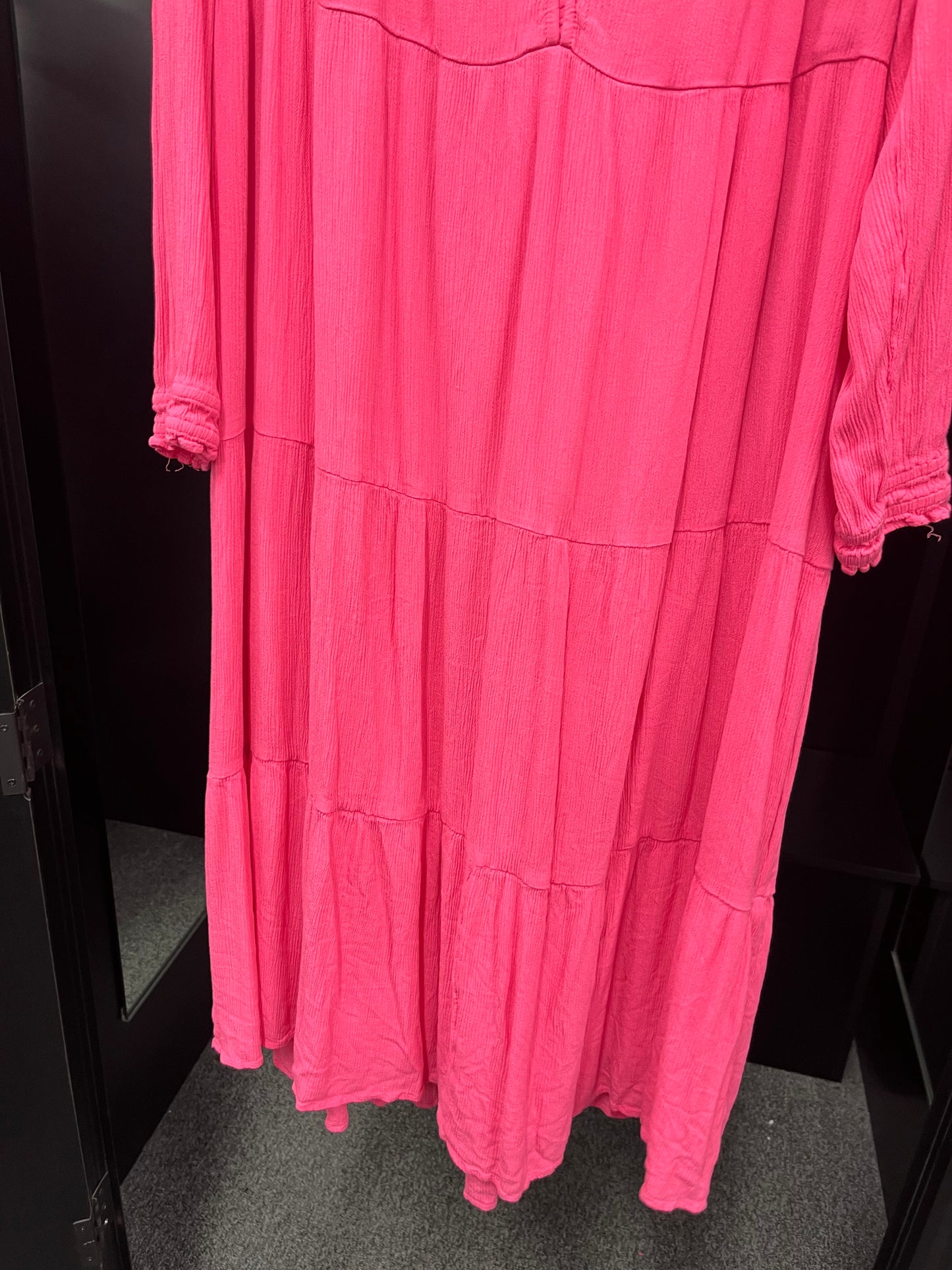 Pink Dress Casual Maxi Loft, Size Xl