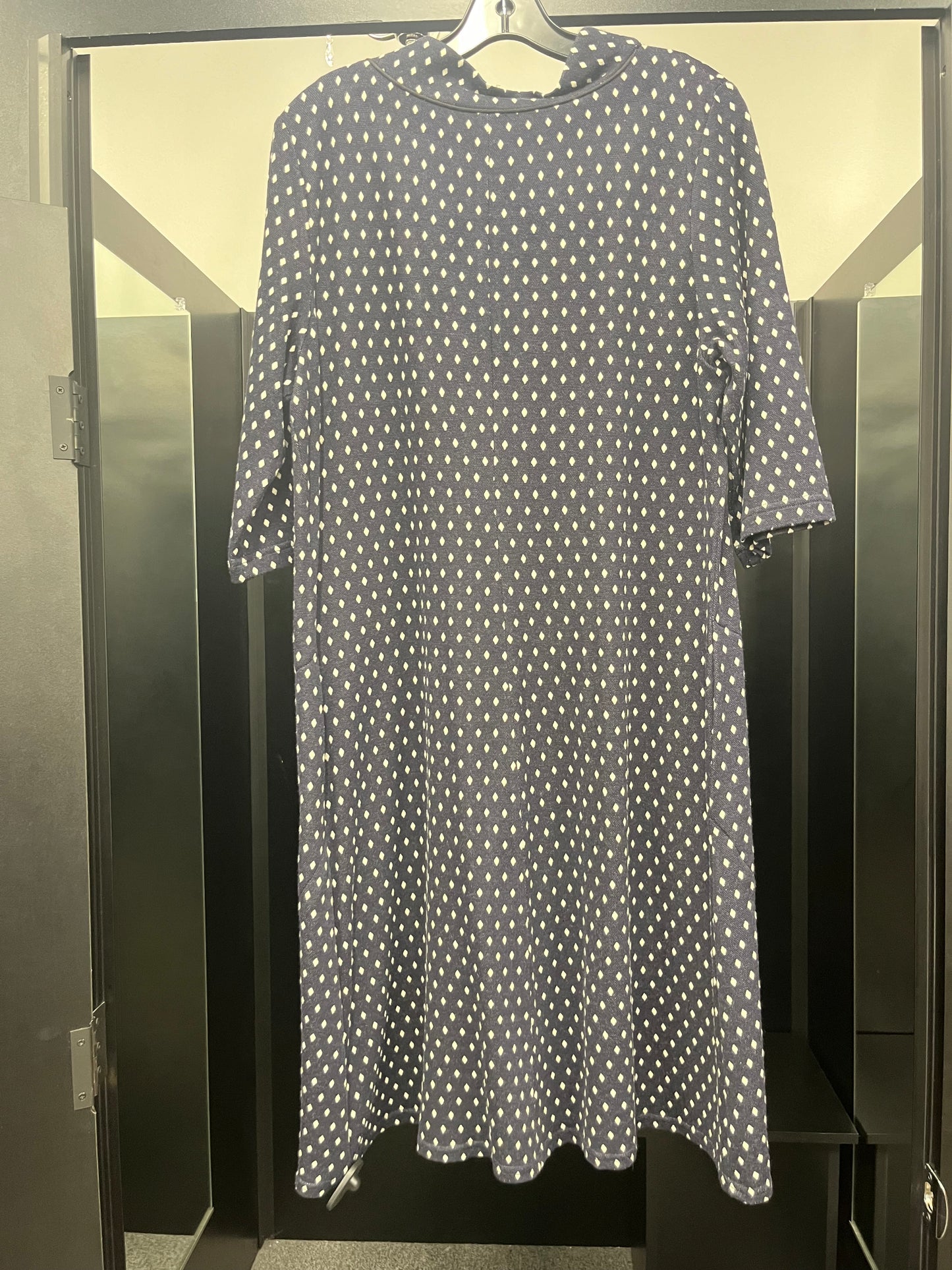 Dress Work By Sarah Campbell In Navy, Size: L