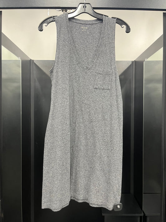 Grey Dress Casual Midi Madewell, Size S