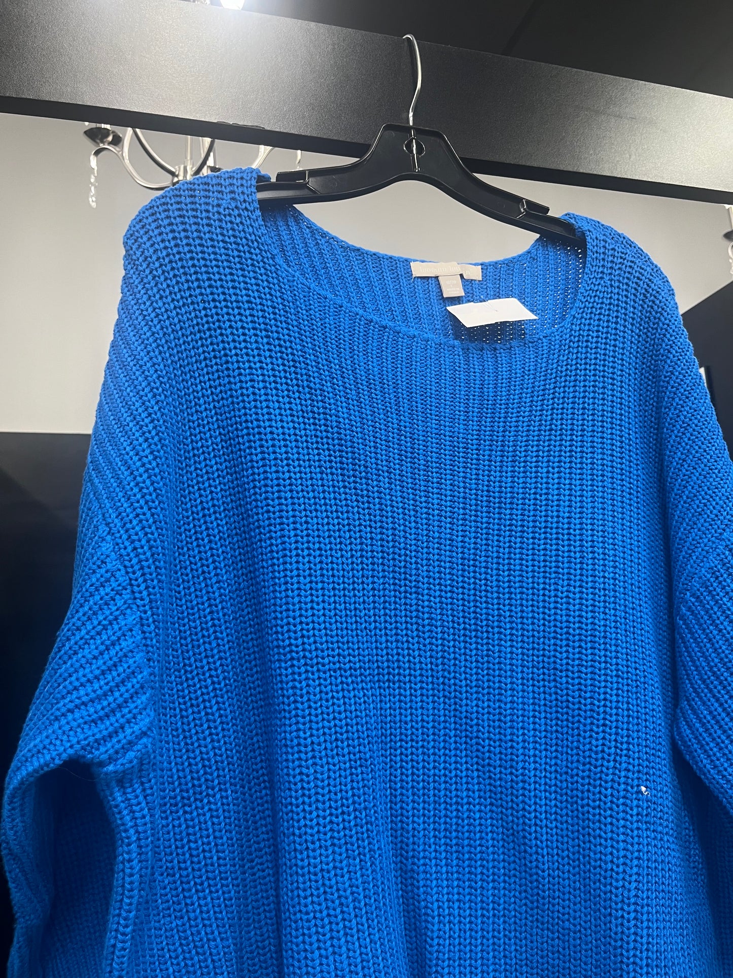 Sweater By Woman Within In Blue, Size: 1x