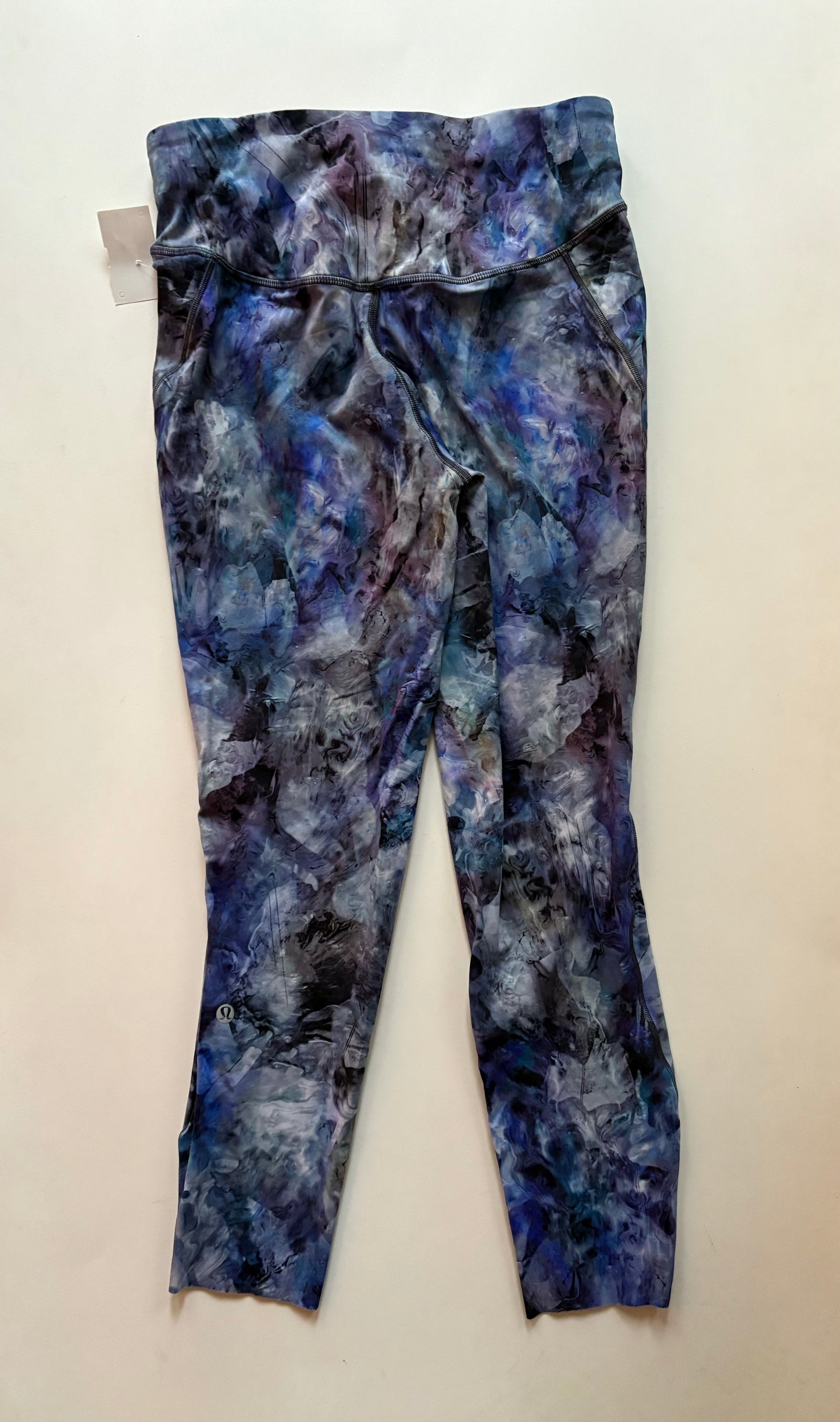 Athletic Leggings By Lululemon In Multi-colored, Size: M