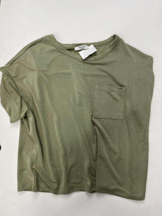 Top Short Sleeve By Cable And Gauge  Size: L