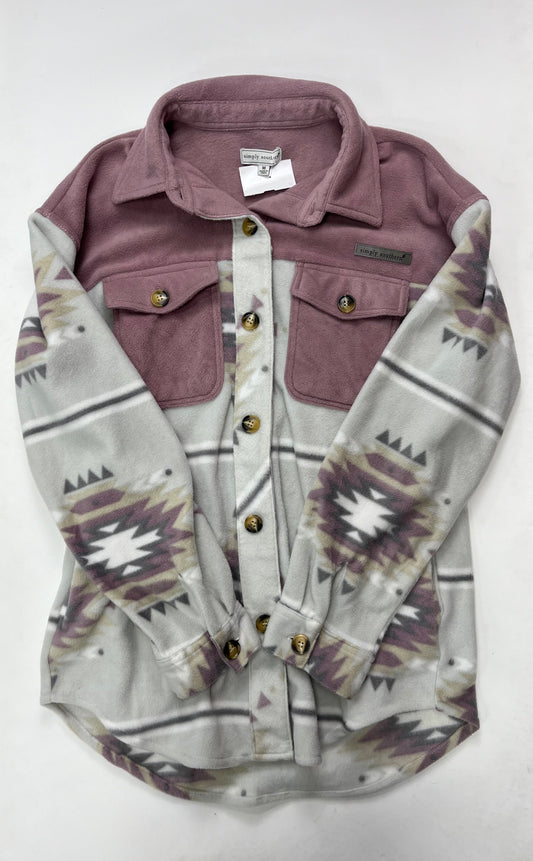 Jacket Faux Fur & Sherpa By Simply Southern  Size: M