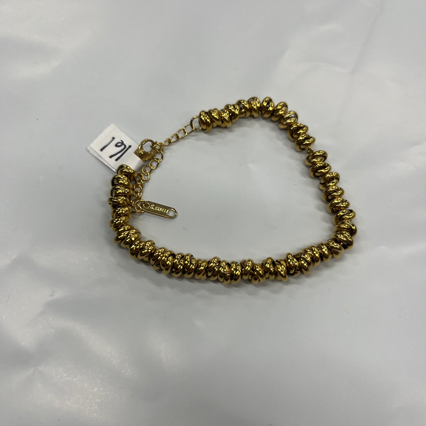 Bracelet Other By Cmc 18kt Plated Over Stainless Steel